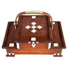 Exquisite 19th c. Luxury Compartmented Ceylonese Sailor's Box