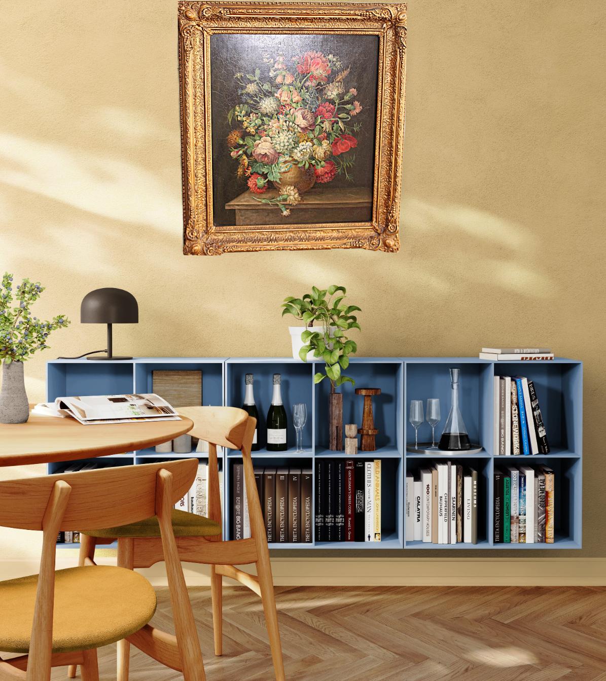 Exquisite 19. Jahrhundert Englisch Stillleben von wilden Blumen- Öl auf Holzplatte im Angebot 6