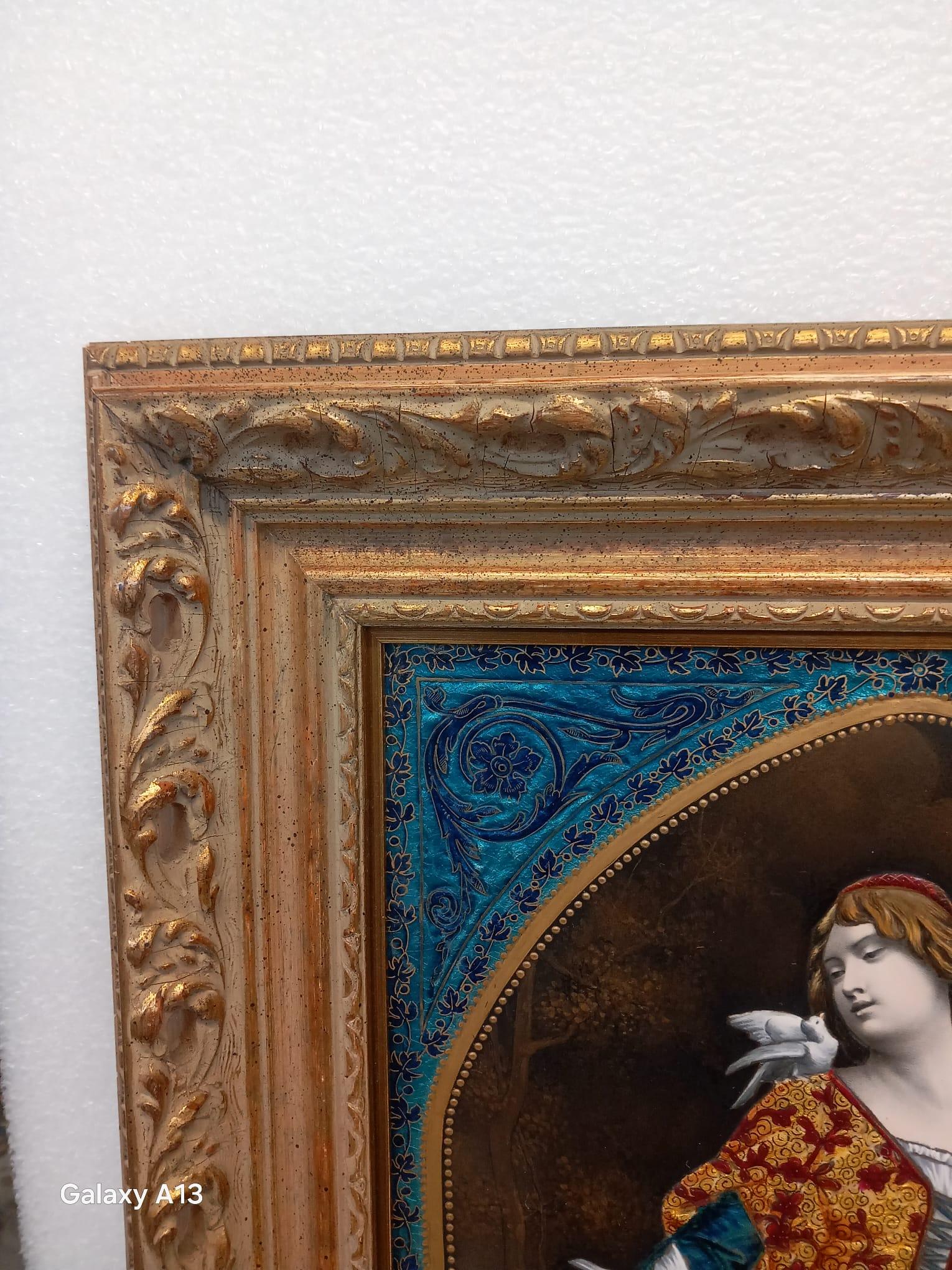 19th Century Exquisite 19th-Century Limoges Enamel Plaque: A Renaissance Revival Masterpiece For Sale