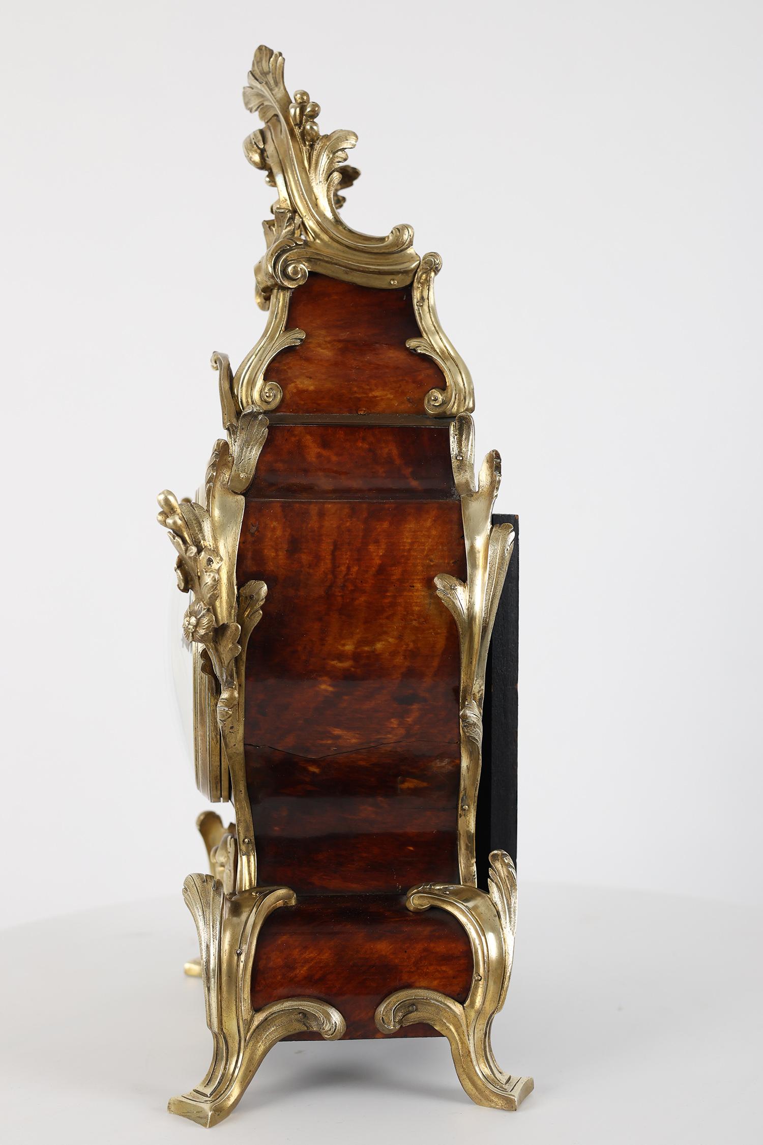 Exquisito reloj de chimenea del siglo XIX - Planchon Paris en venta 2