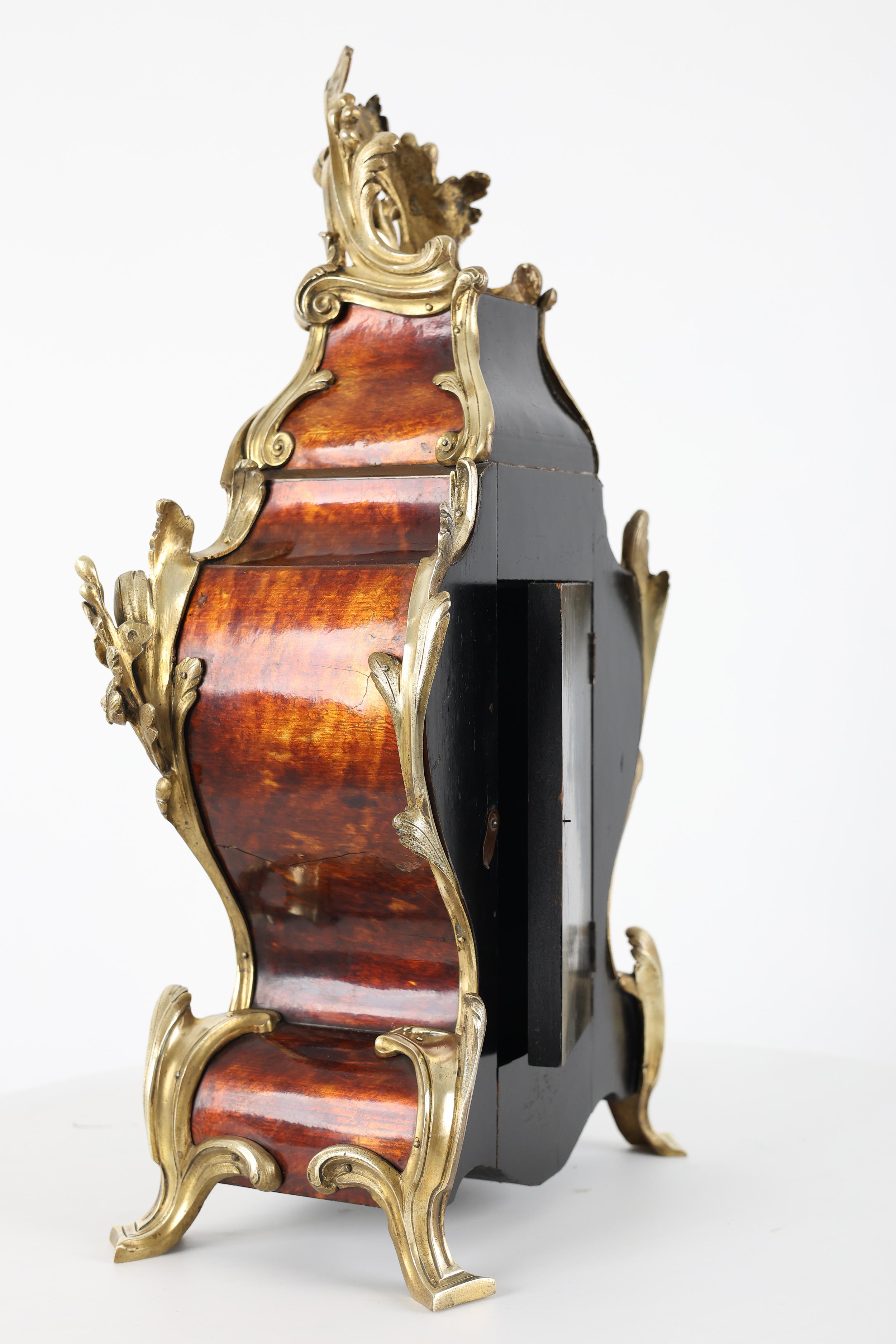 Exquisito reloj de chimenea del siglo XIX - Planchon Paris en venta 3