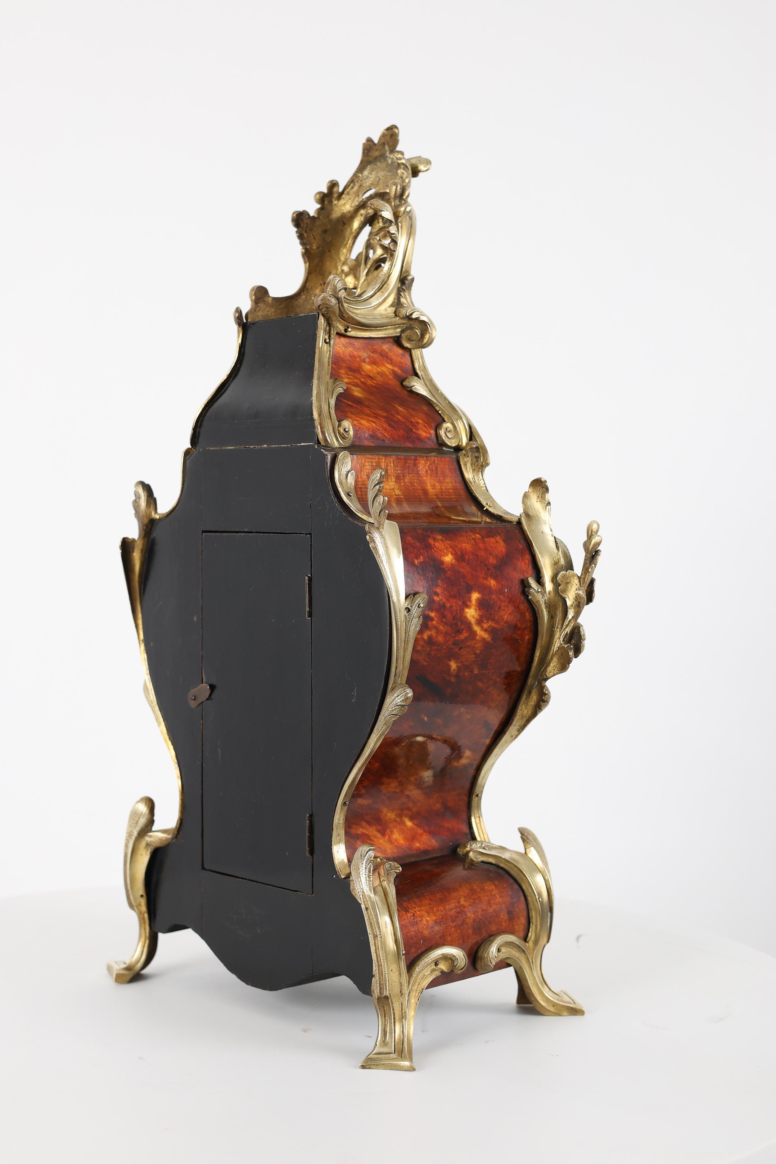 Exquisito reloj de chimenea del siglo XIX - Planchon Paris en venta 7