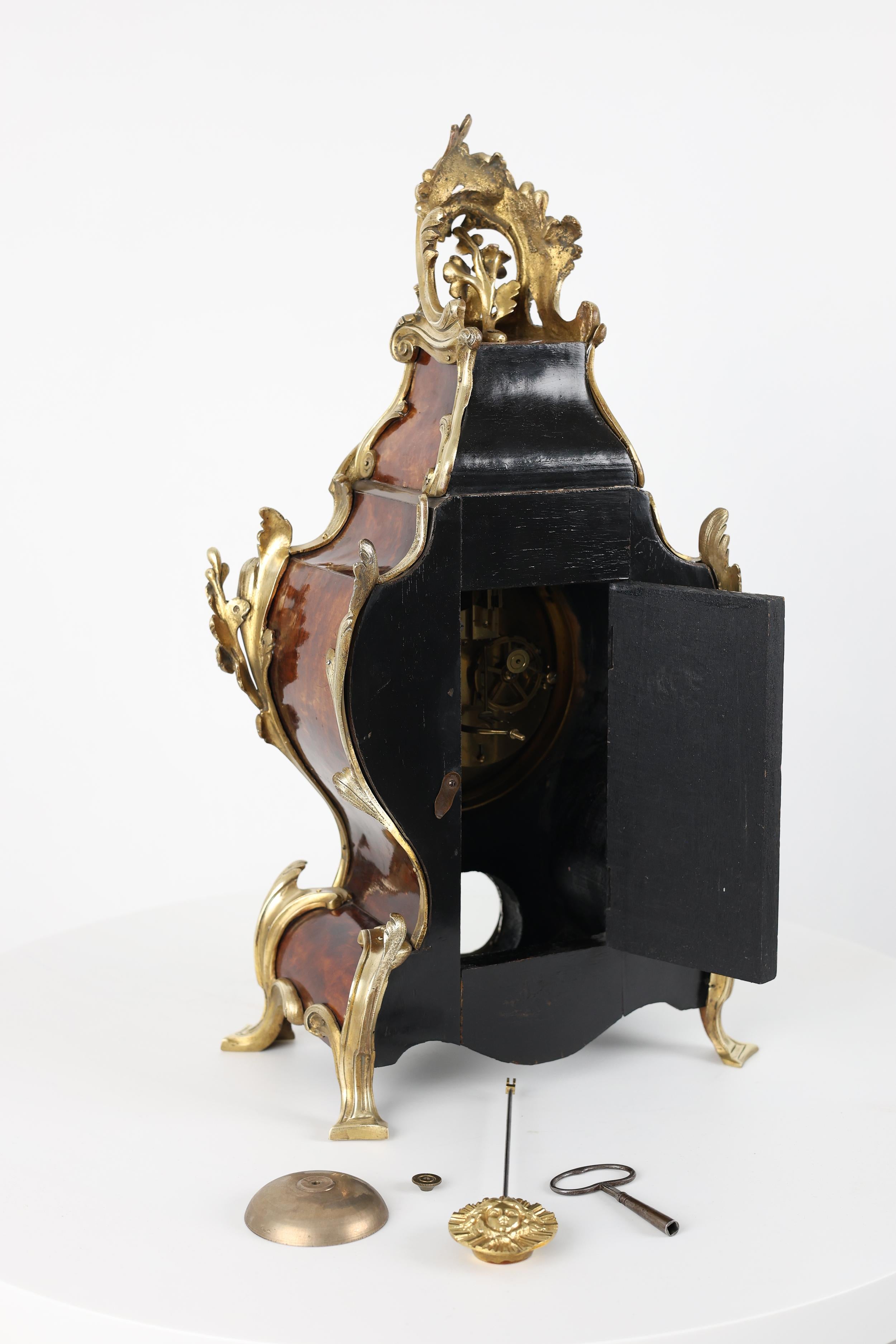Exquisito reloj de chimenea del siglo XIX - Planchon Paris en venta 8