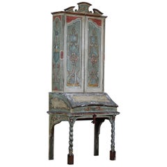 Used Exquisite 19th Century Painted Prie-Dieu
