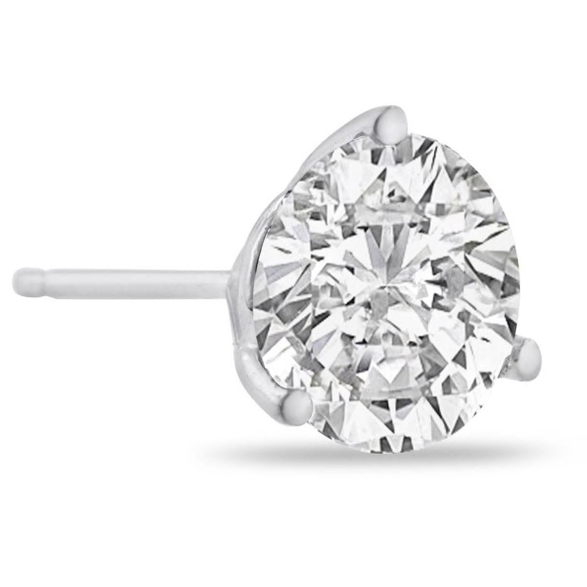 Exquisite 2.00 Carats VS1 Moissanite 14K Solid White Gold Martini Stud Earrings

Amazing looking piece!

Total Round Cut Moissanites Weight is: 2.00 Carats (both earrings) VS1 / G-H

Moissanite Measures: 6.5mm

Total Earrings Weight is: 1.3