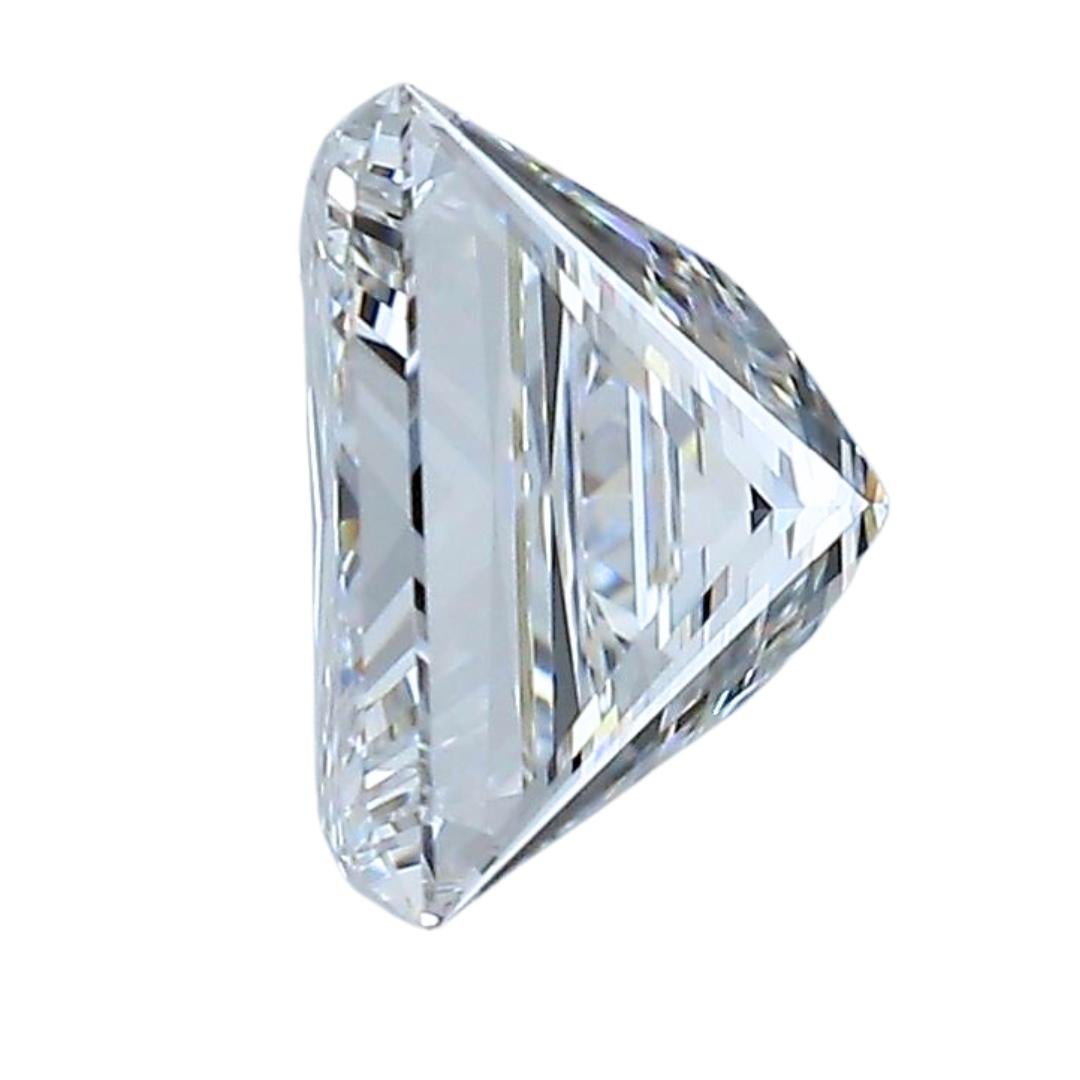 Taille carrée Diamant exquis de forme carrée à taille idéale de 2,01ct - certifié GIA en vente