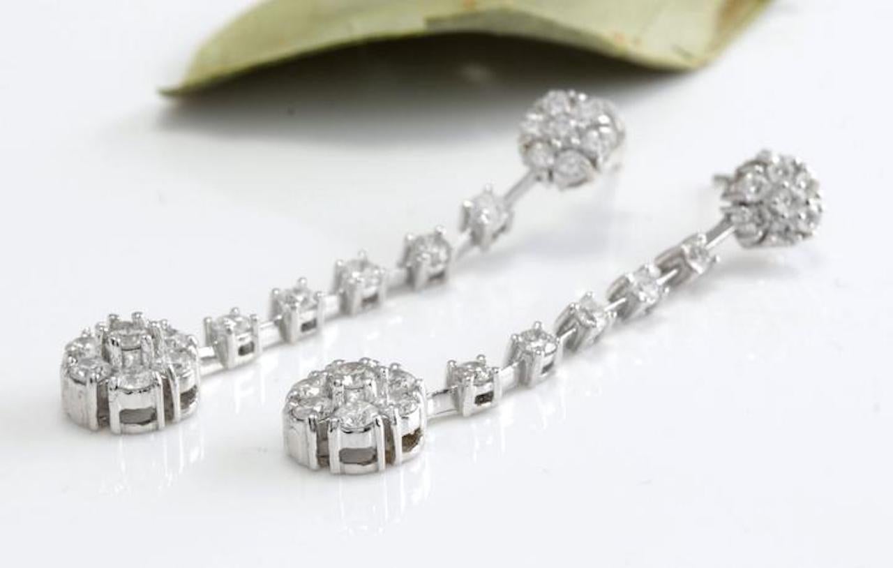 Exquisite 2,10 Karat natürlichen VS1-VS2 Diamant 14K Solid White Gold Ohrringe

Erstaunlich schönes Stück!

Gewicht der natürlichen Diamanten im Rundschliff: 2,10 Karat (beide Ohrringe) VS1-VS2 / F-G

Durchmesser des Ohrrings ist: 8.1mm

Die Länge