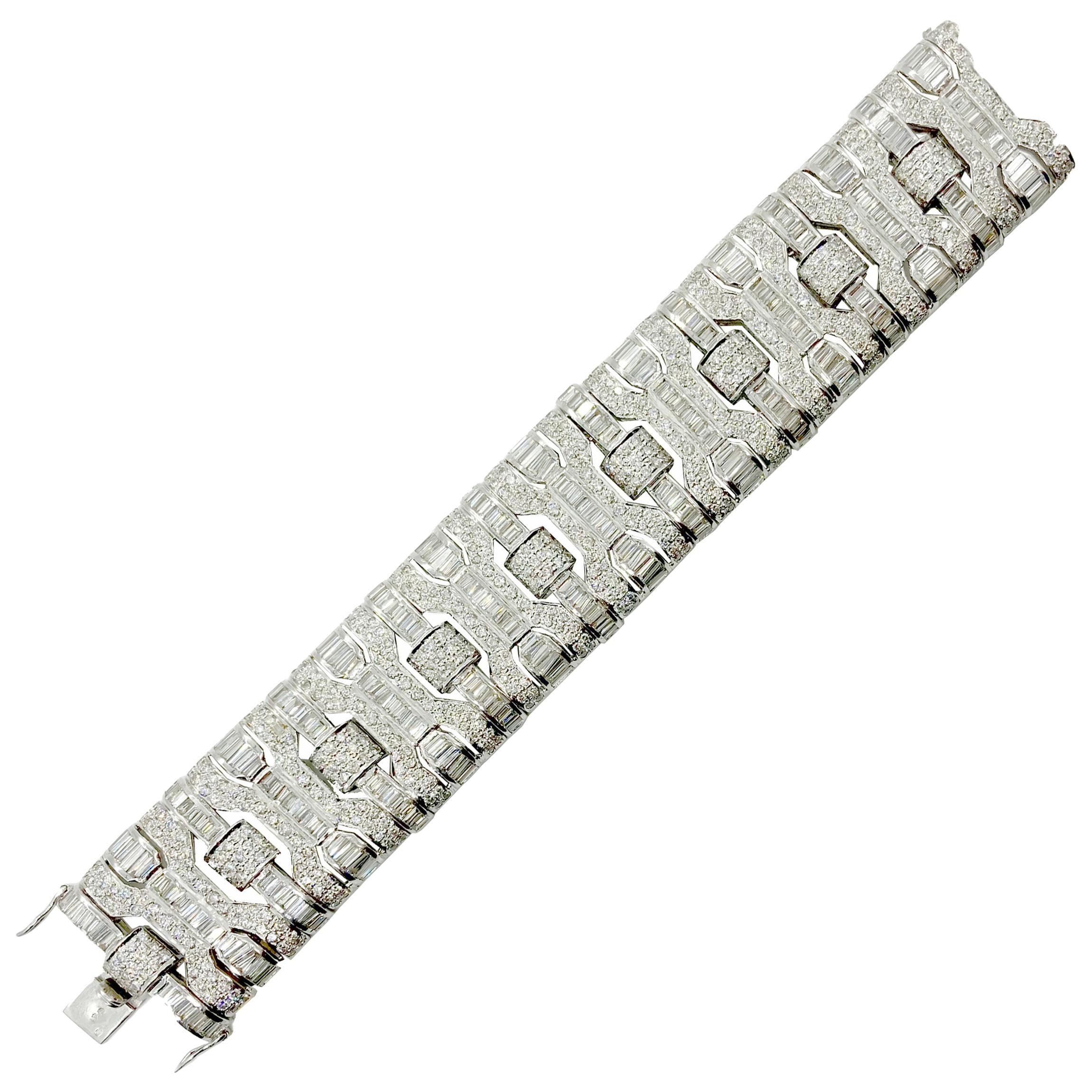 Exquisite 30 Karat Diamant-Armband