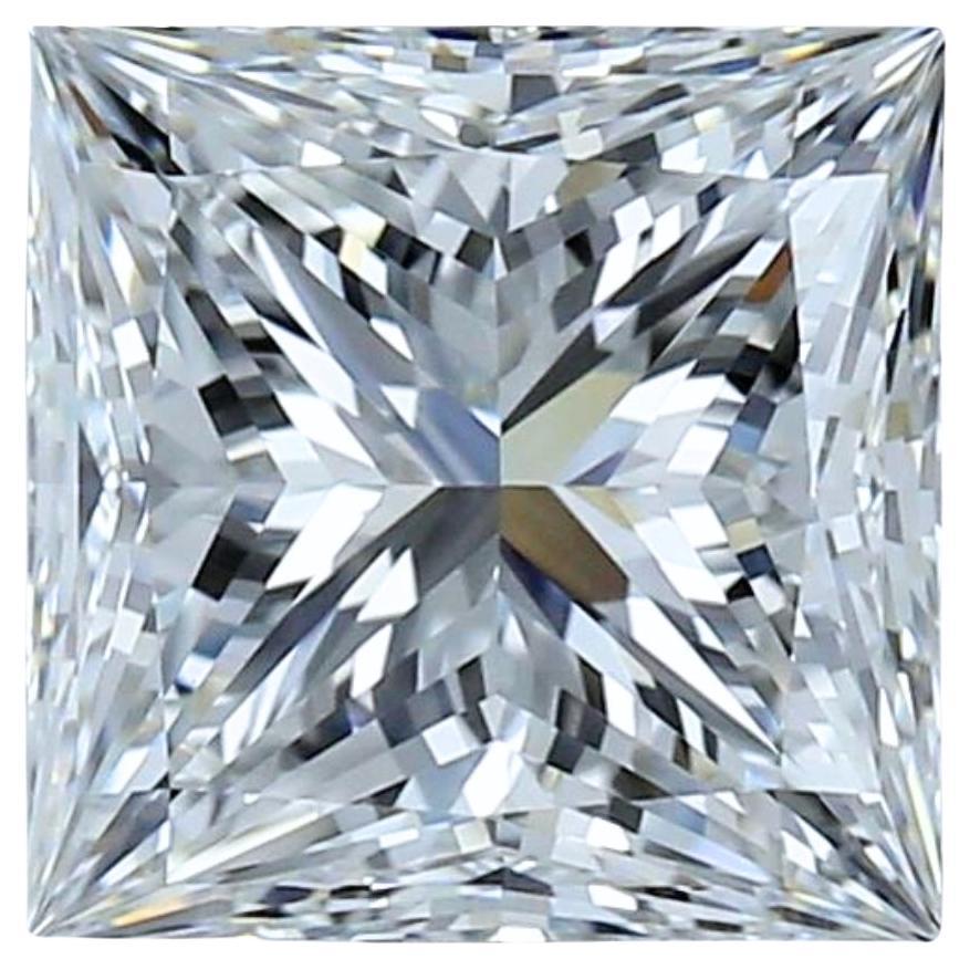 Exquisite 3.08ct Ideal Cut Square Diamond - GIA Certified For Sale