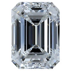 Exquisite 4.02ct Ideal Cut Emerald-Cut Diamond - GIA Certified