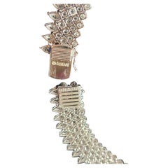 Exquisite 56-Carat DAMIANI Handmade Necklace – 18K White Gold  A true collector’