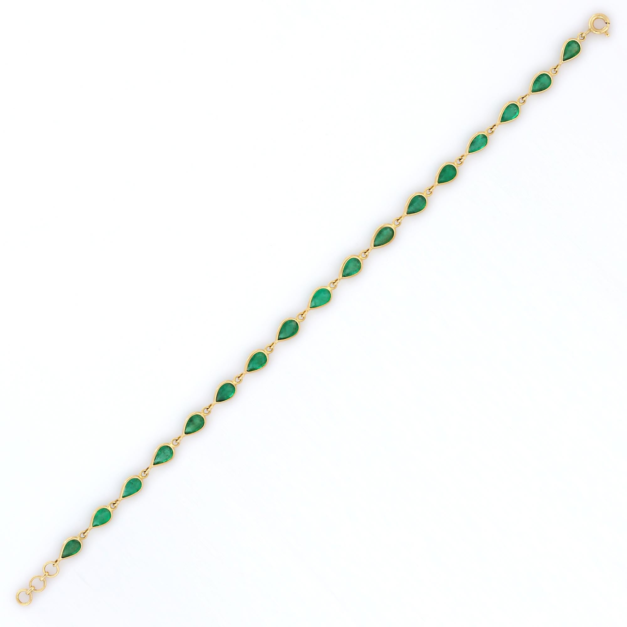 Bracelets are worn to enhance the look. Women love to look good. It is common to see a woman rocking a lovely gold bracelet on her wrist. A gold gemstone bracelet is the ultimate statement piece for every stylish woman.

Adorn your wrist with this