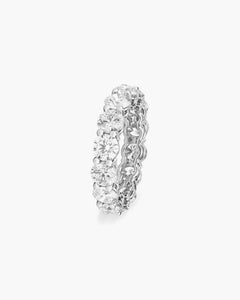 Exquisite 7.00 Carat GIA-Certified Diamond Eternity Band in Platinum Ring