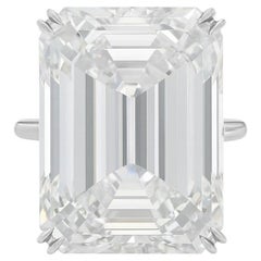 Exquisite 8.13 Carat Emerald-Cut Diamond Set in Platinum