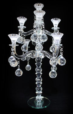 Exquisite 9-Arm Crystal Candelabra