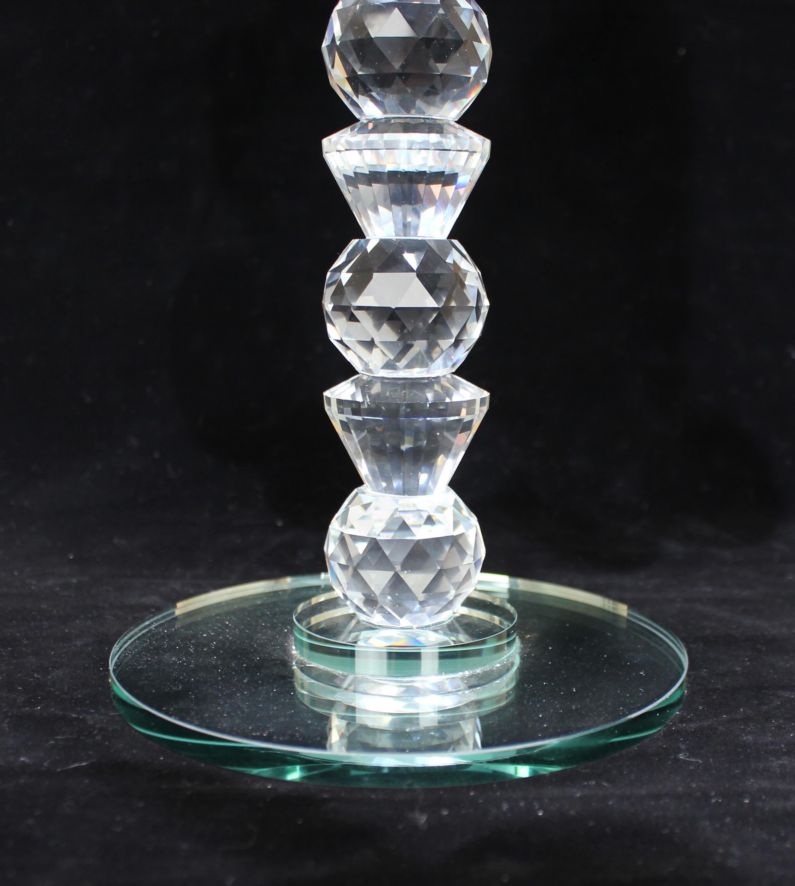Exquisite 9-Arm Crystal Candelabra For Sale 1