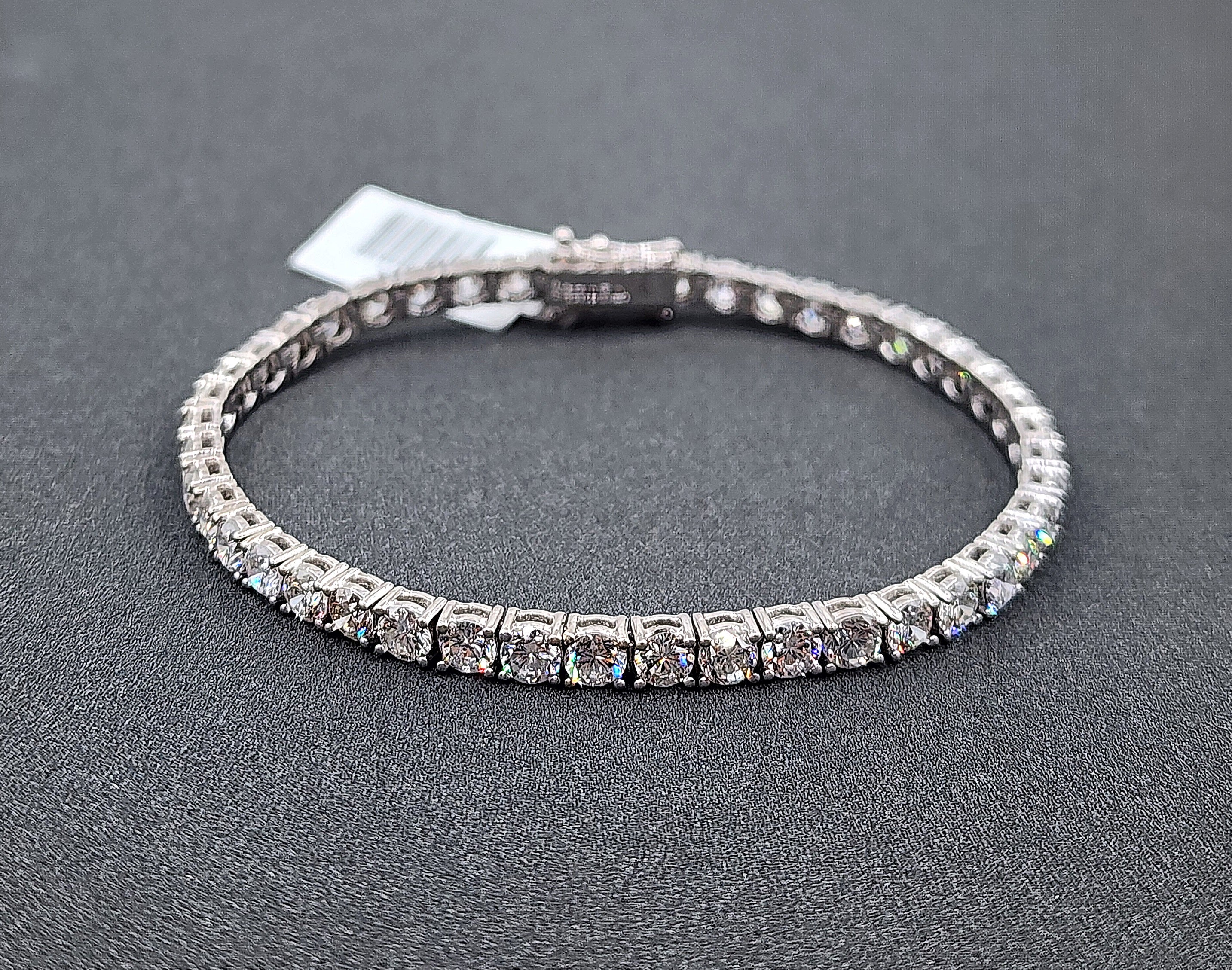 Pulsera de tenis con diamantes de 9.05 ct