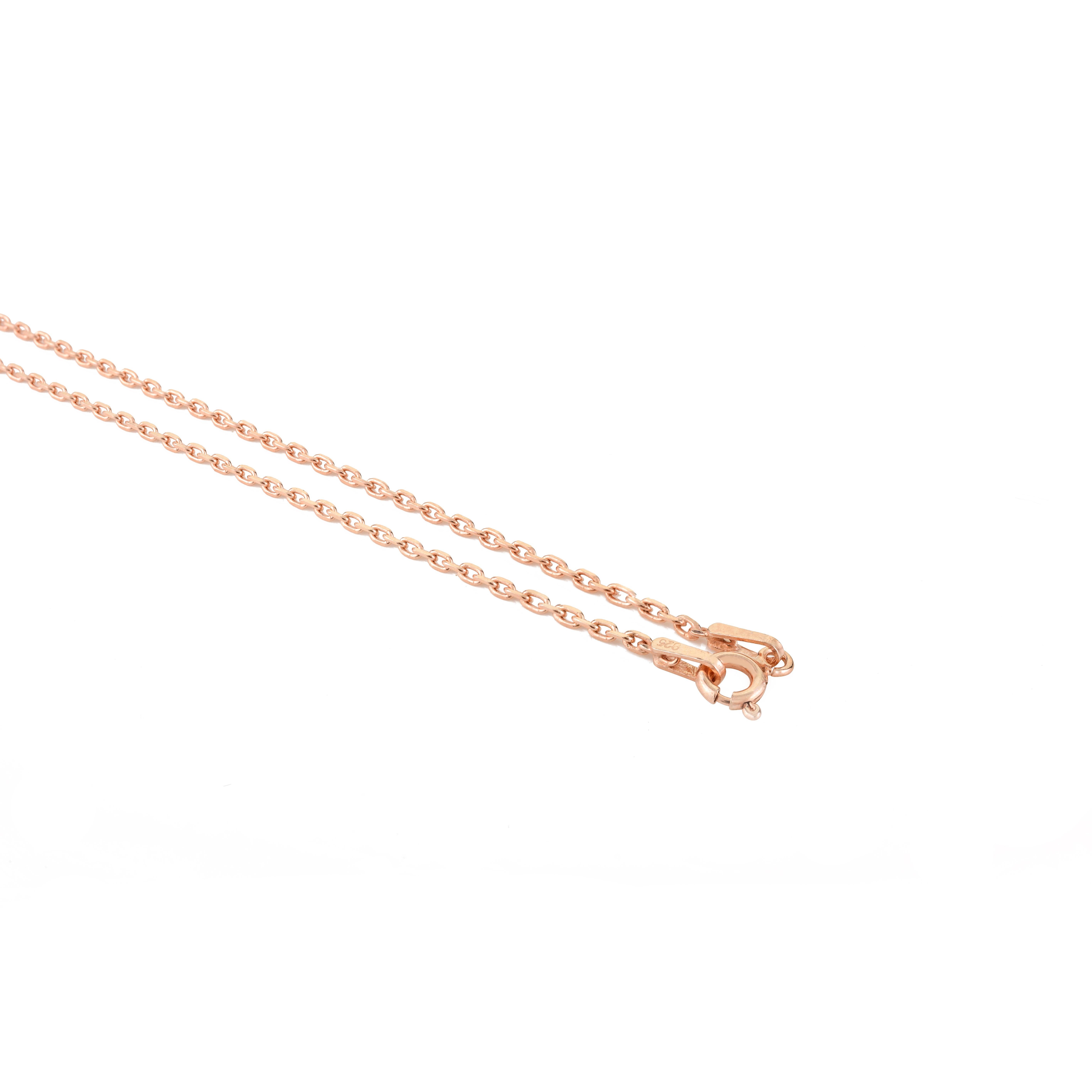 Collier exquis en argent 925 avec pendentif lettre initiale 