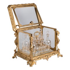 Exquisite und vollständige Französisch 19. Jahrhundert Cave à Liqueur Drinks Box