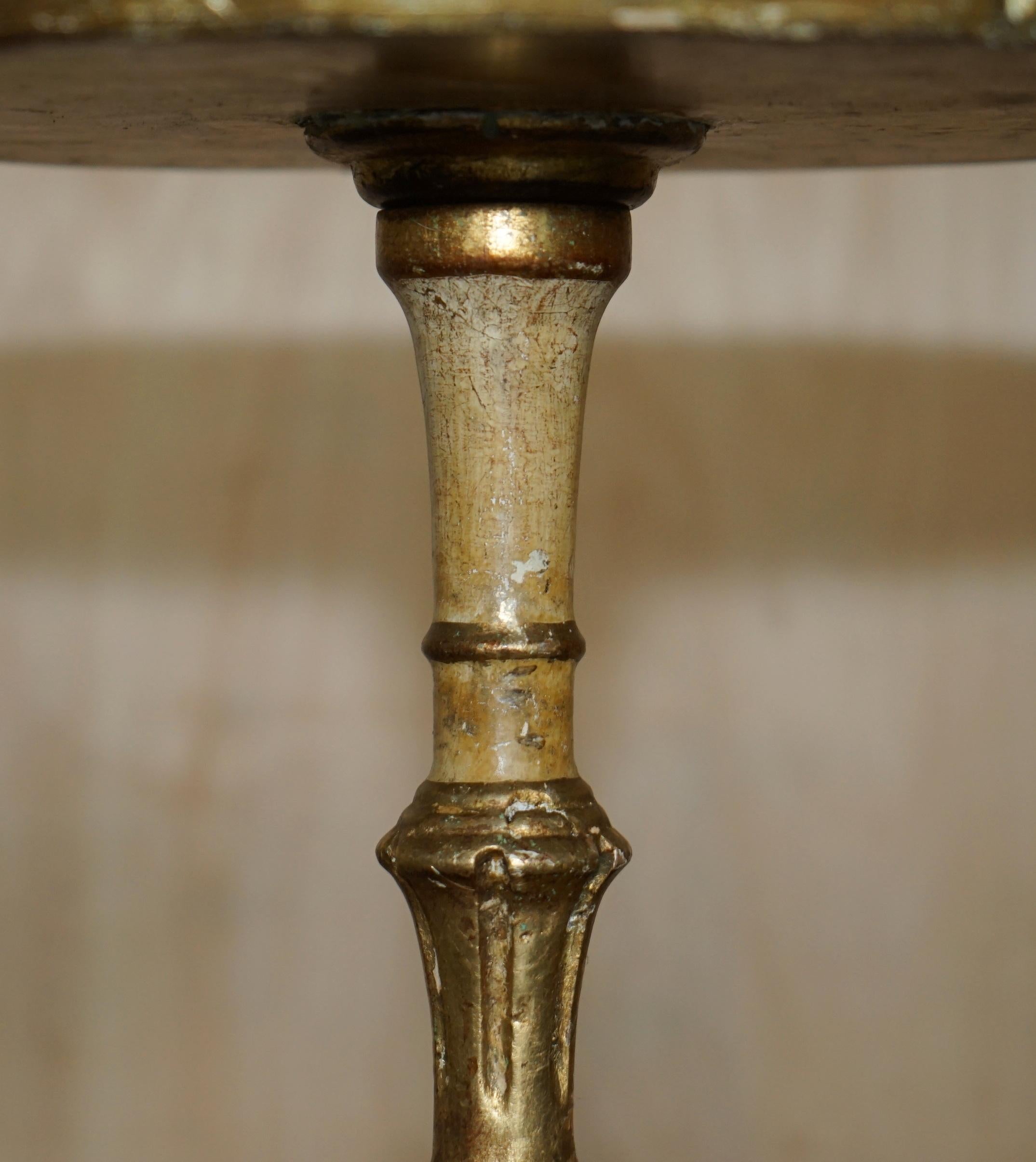 EXQUISITE UND HIGHLY DECORATIVE ITALIAN CIRCA 1900 POLYCHROME PAINTED SiDE-TABLE im Angebot 2
