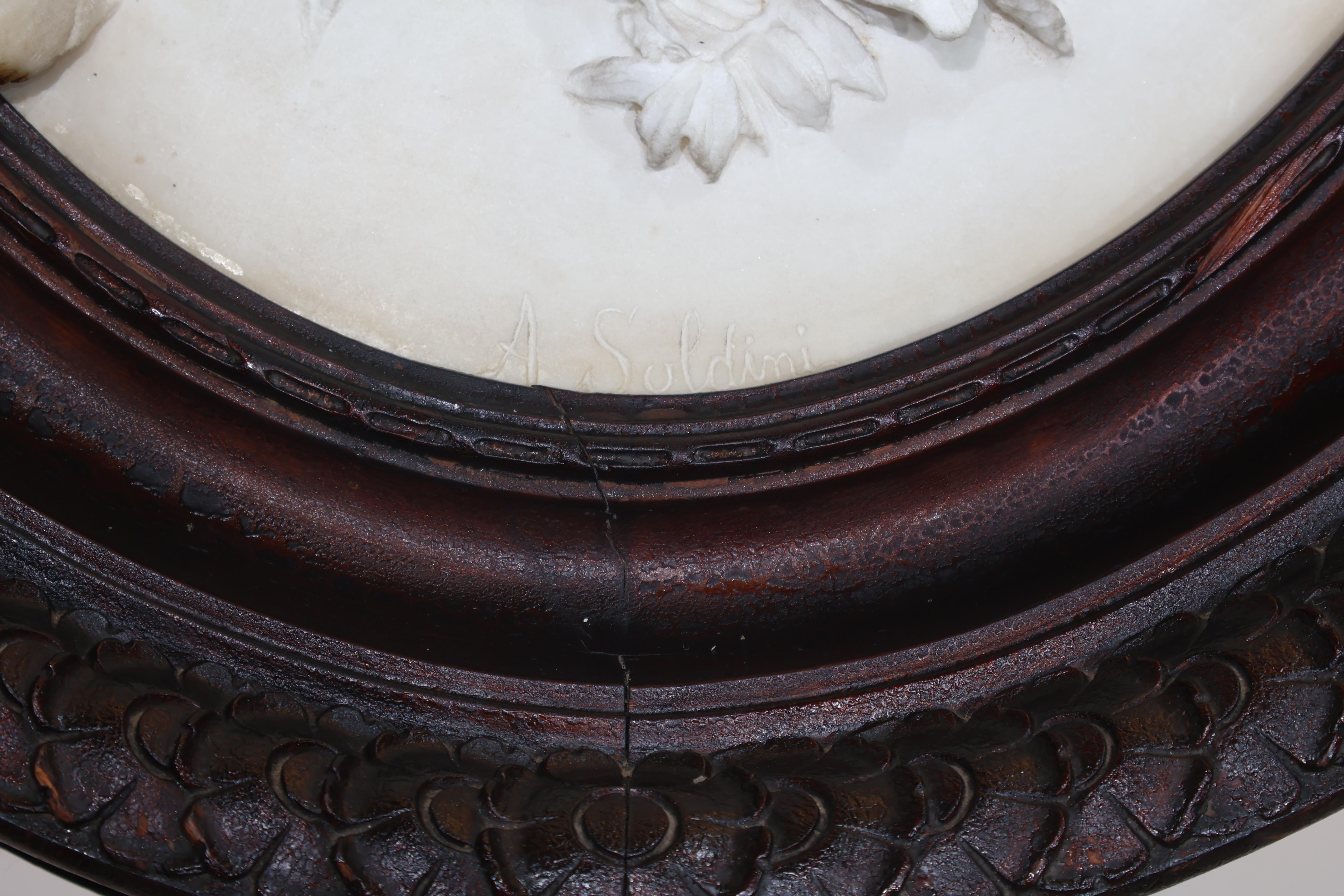 Exquisites und sehr bedeutendes Paar „Natures Mortes“ Carrara-Marmor, Carrara-Marmor im Angebot 4