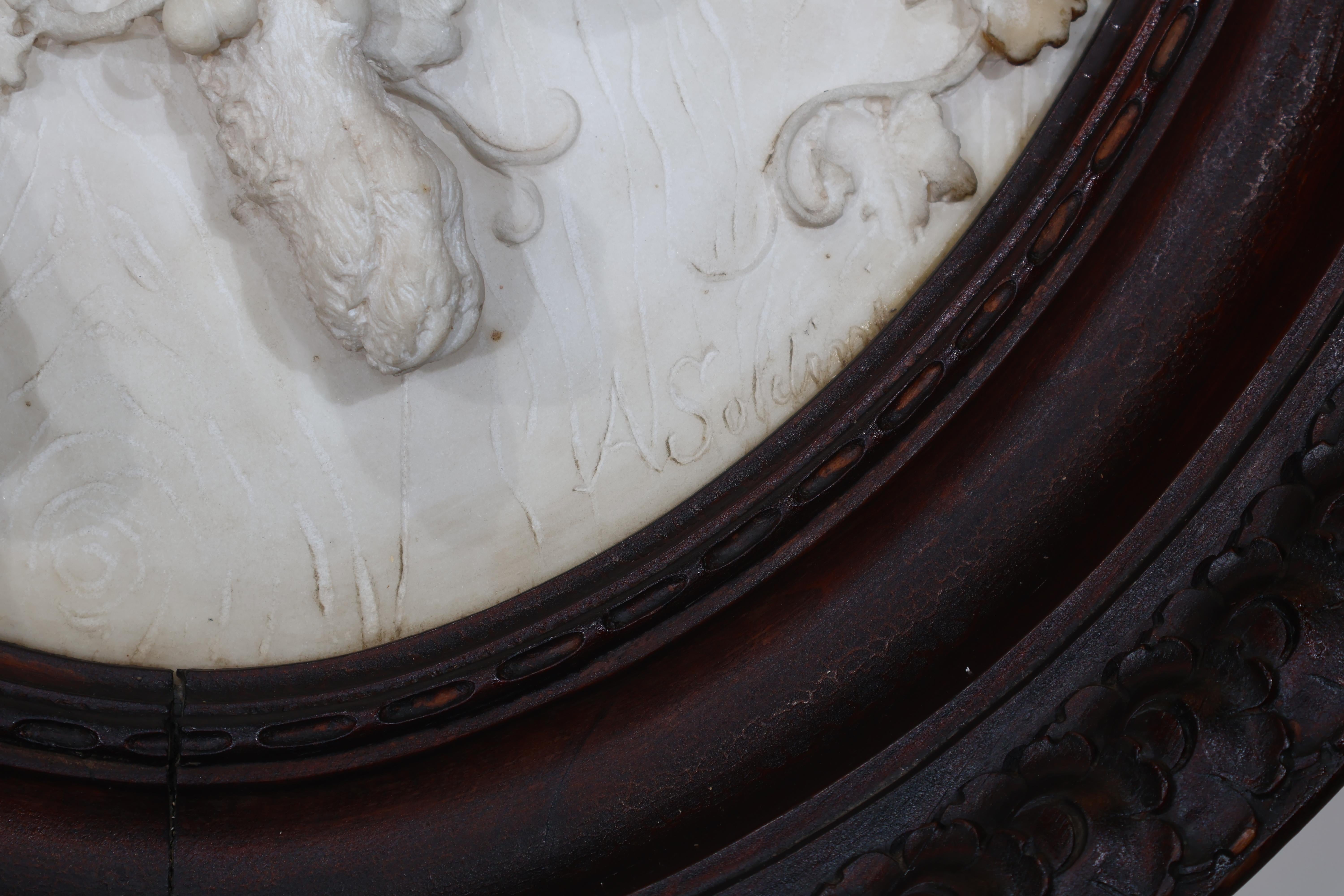 Exquisites und sehr bedeutendes Paar „Natures Mortes“ Carrara-Marmor, Carrara-Marmor im Angebot 5