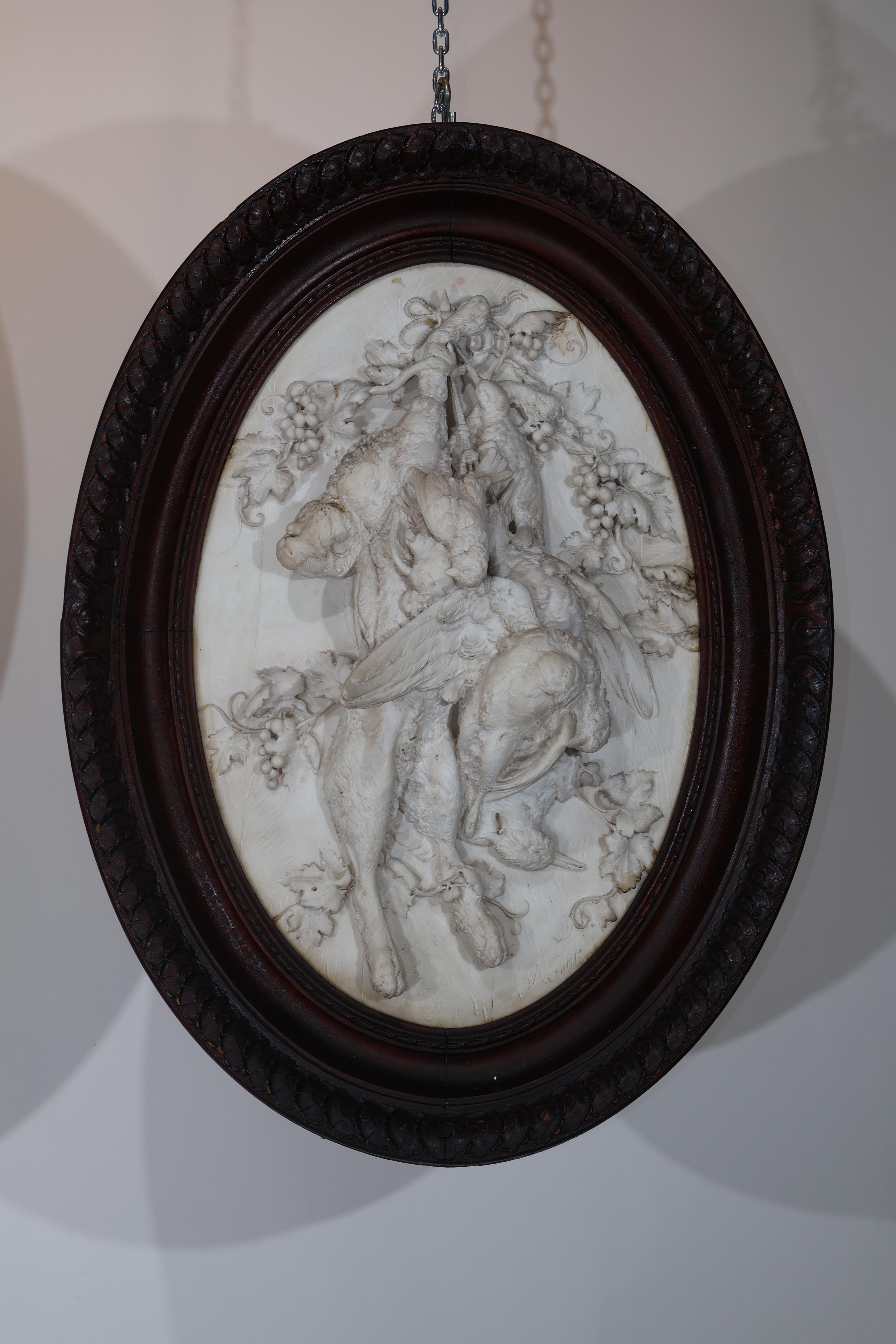 Exquisites und sehr bedeutendes Paar „Natures Mortes“ Carrara-Marmor, Carrara-Marmor (Neoklassisch) im Angebot