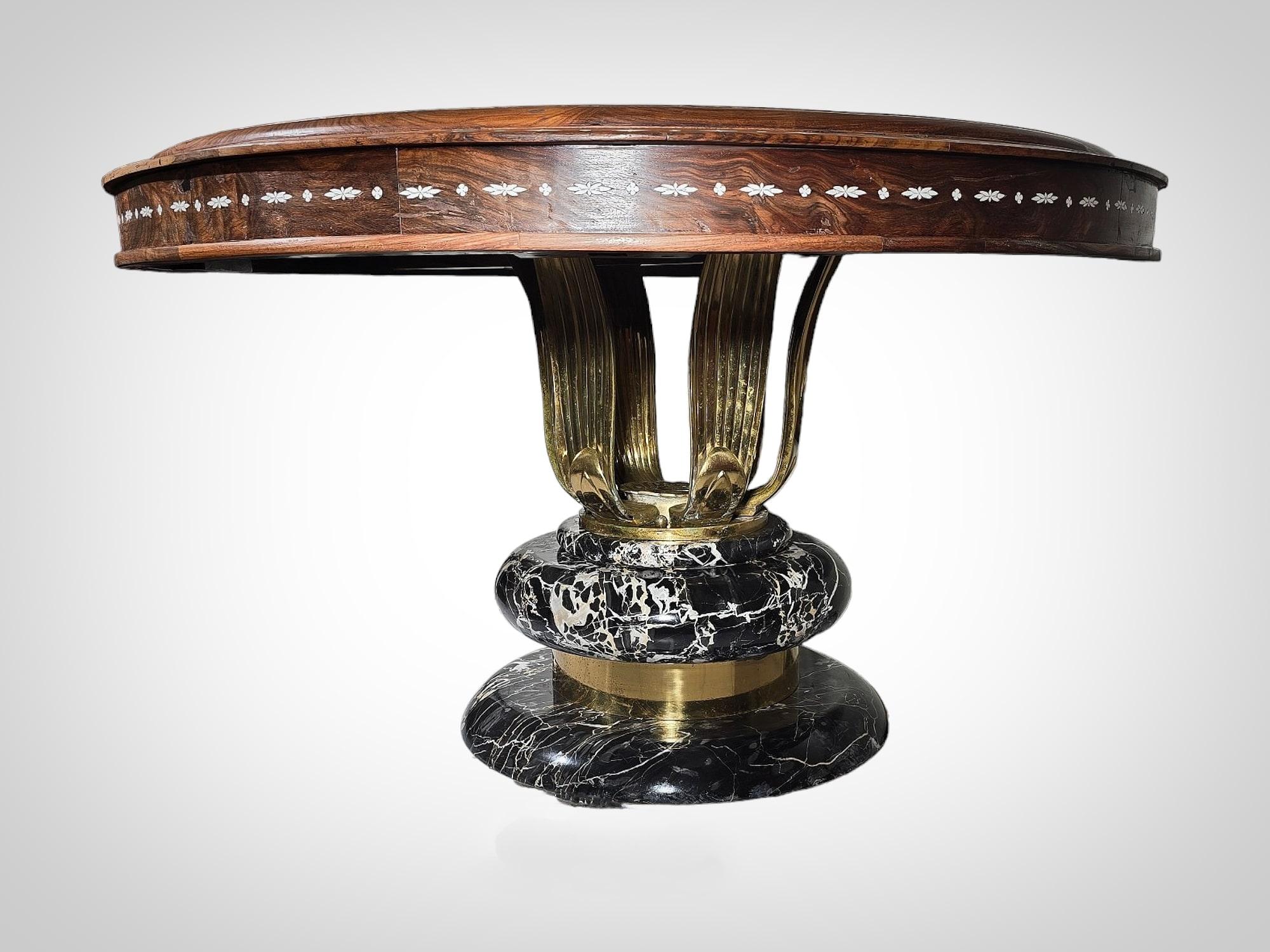 Exquisite Anglo-Indian Table from the Late 19th Century! For Sale 13