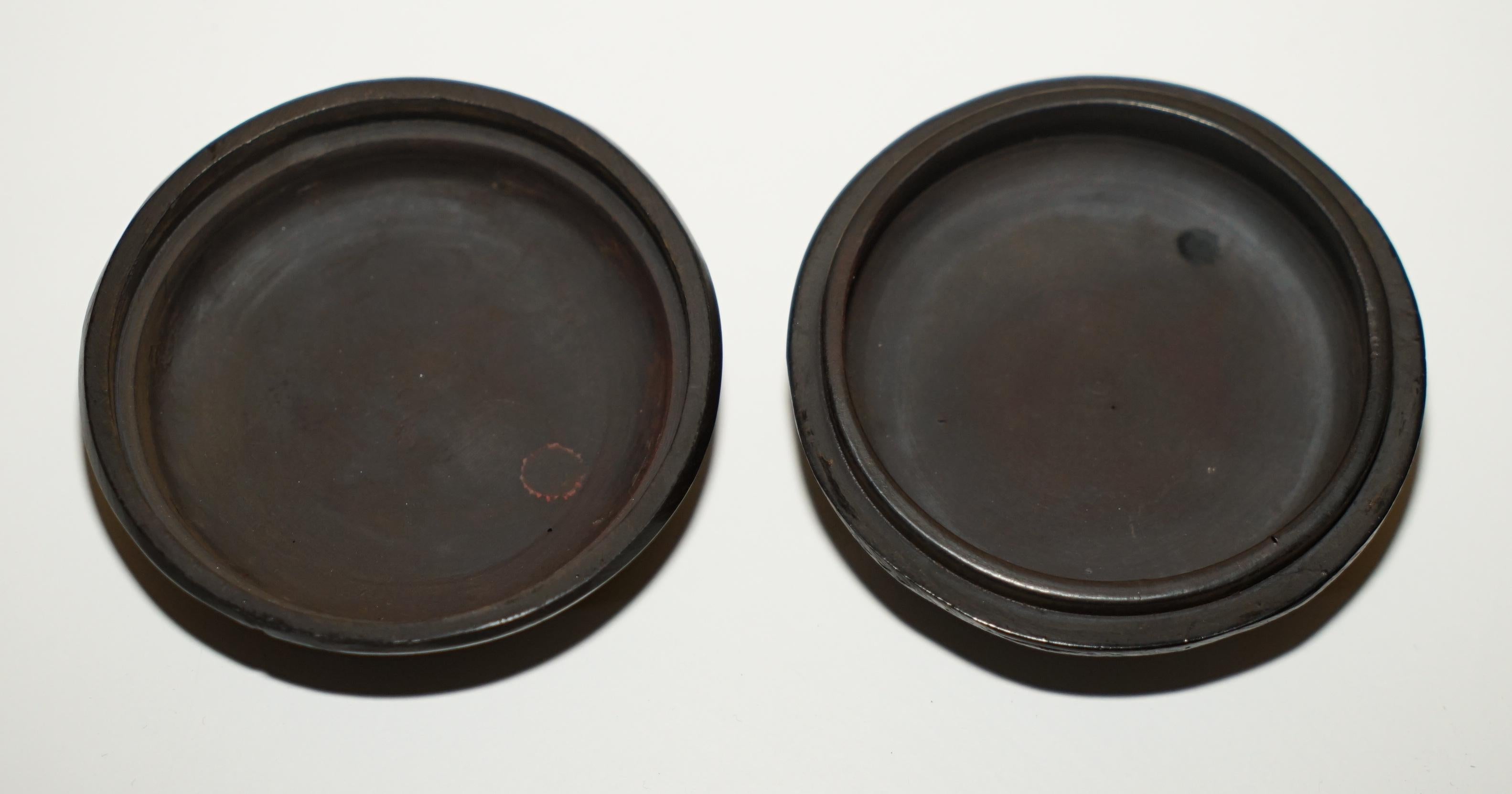 Hand-Carved EXQUISiTE ANTIQUE 18TH CENTURY CHINESE BUTTERFLY CINNABAR LACQUER BOWL & COVER For Sale