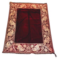 Exquisite Used 18th century Venetian 100% Silk Fabric