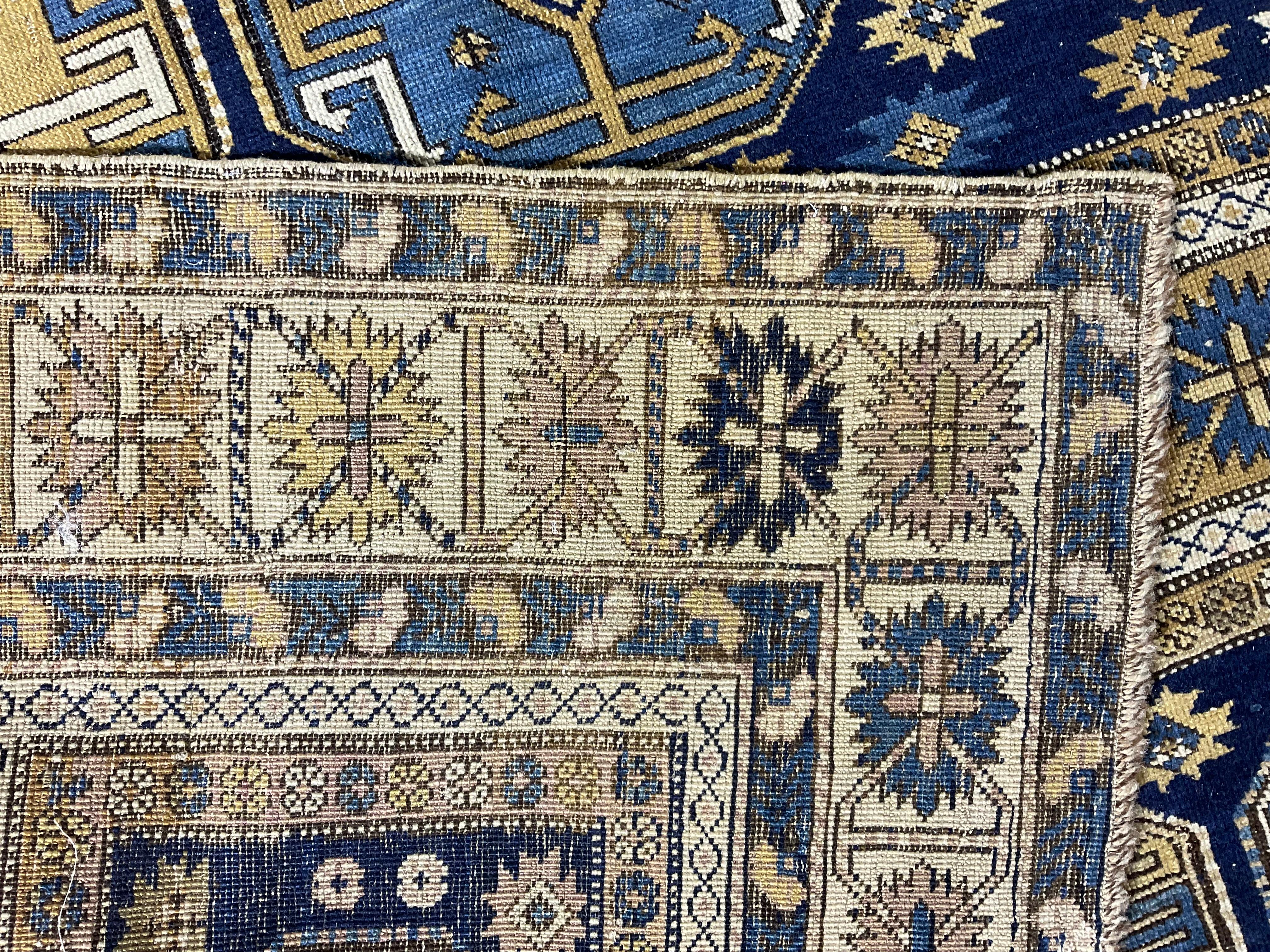 Exquisite Antique Caucasian Shirvan  Rug     59”x 50”.5 For Sale 7