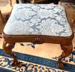 Exquisite antike Chippendale Stil Paar Sitzhocker Wien 1870