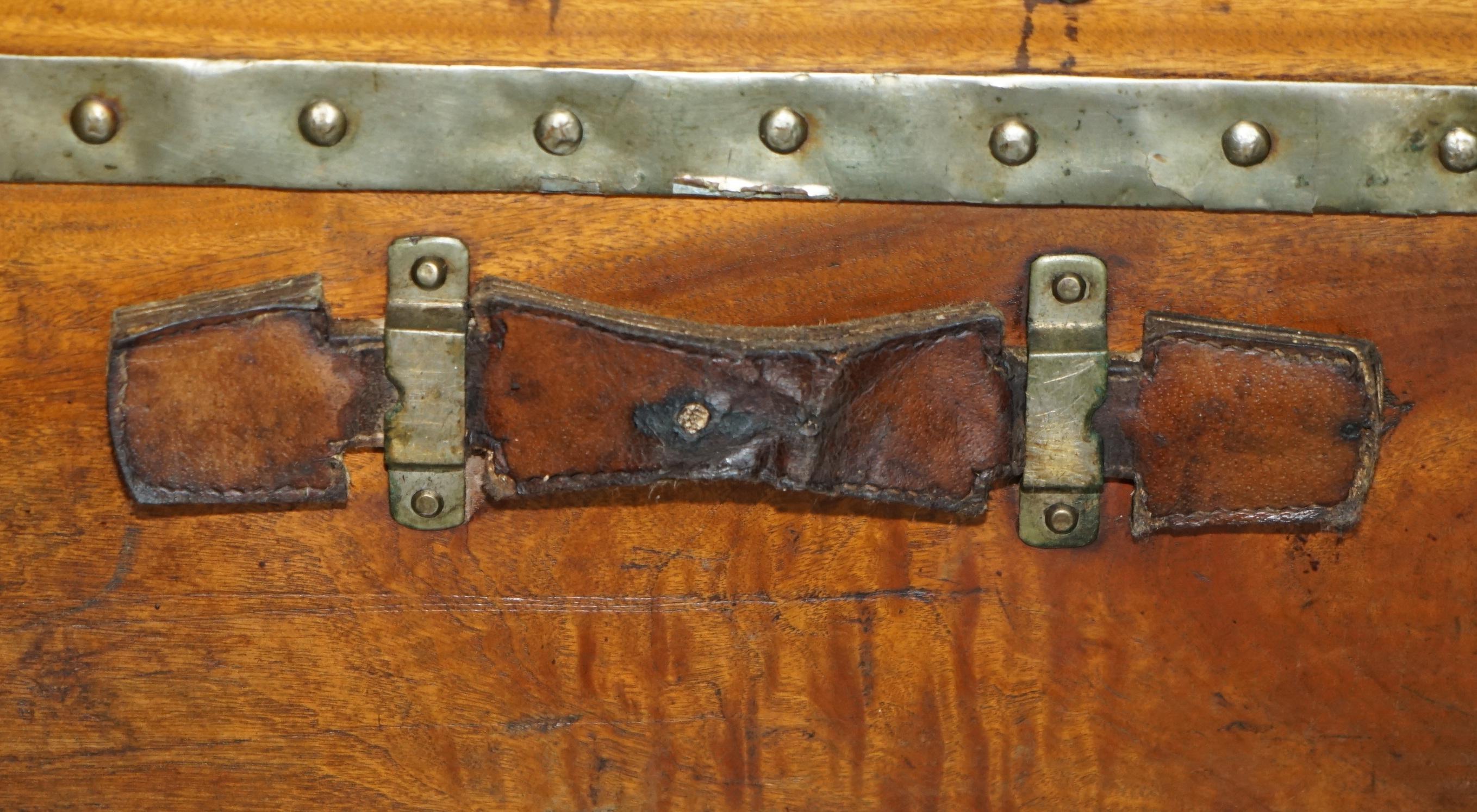 ESQUISITO ANTIQUARIO CIRCA 1900 ESPORTAZIONE CINESE CAMPHOR LEGNO VAPORE CESTINO in vendita 2