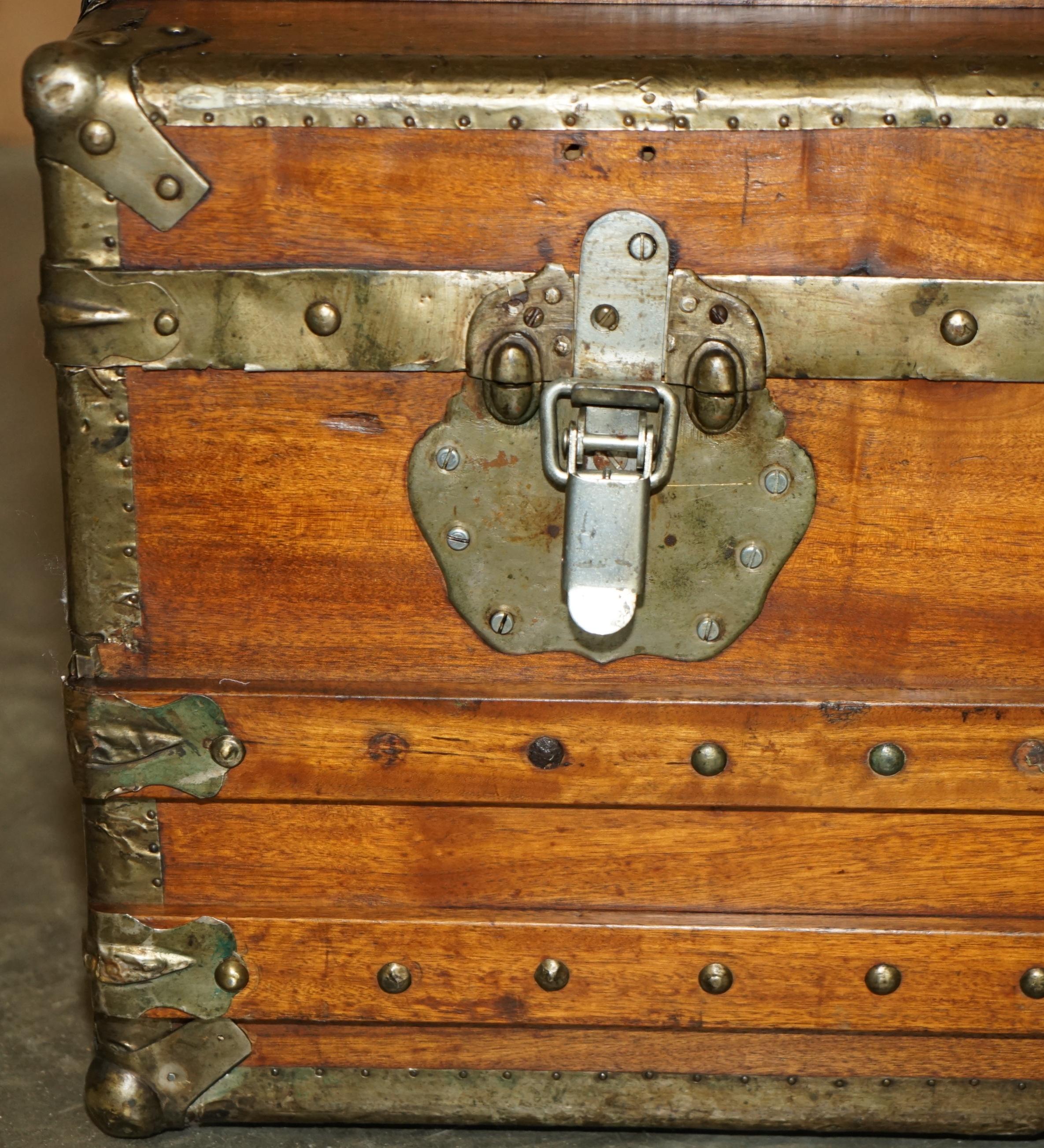 ESQUISITO ANTIQUARIO CIRCA 1900 ESPORTAZIONE CINESE CAMPHOR LEGNO VAPORE CESTINO In condizioni buone in vendita a West Sussex, Pulborough
