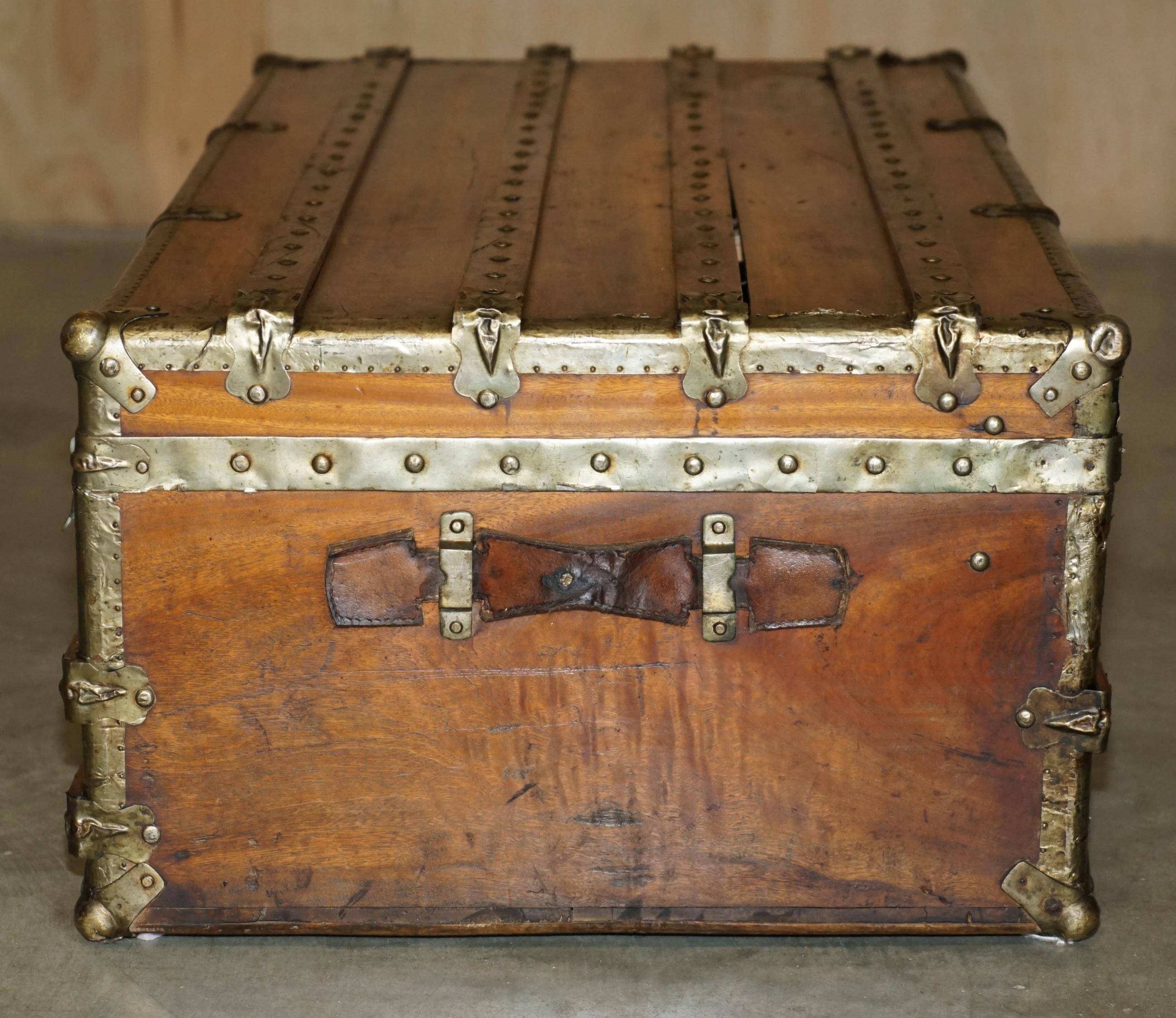 ESQUISITO ANTIQUARIO CIRCA 1900 ESPORTAZIONE CINESE CAMPHOR LEGNO VAPORE CESTINO in vendita 1