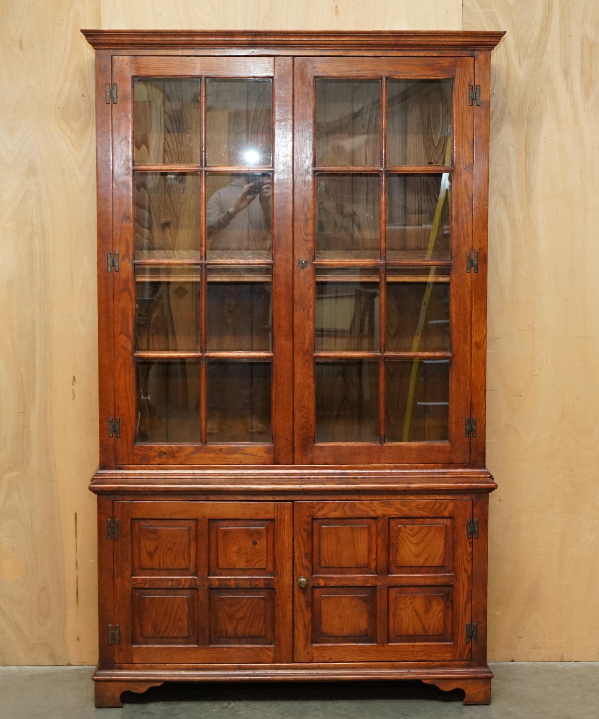 Royal House Antiques

Royal House Antiques is delighted to offer for sale this lovely Antique Georgian Dutch Paneled Elm and Oak Welsh dresser or Library bookcase with height adjustable shelves 

Please note the delivery fee listed is just a guide,