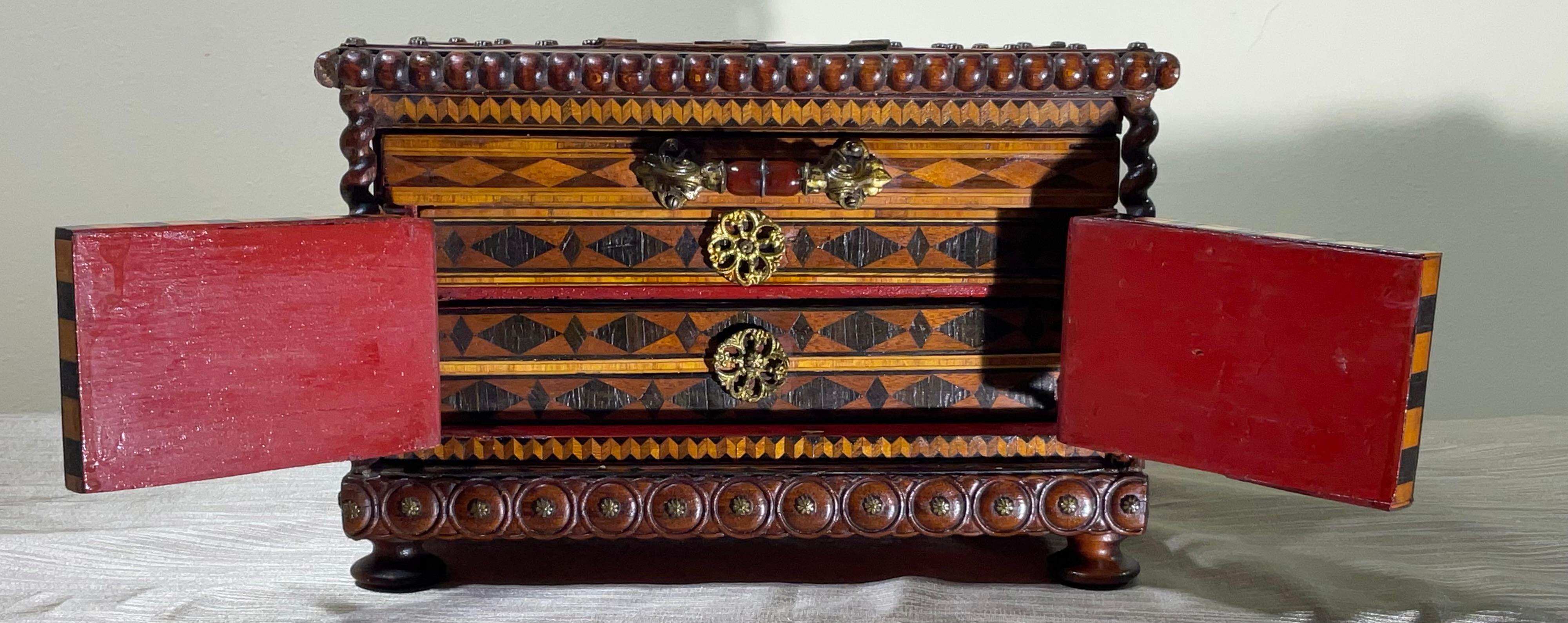 Exquisite Antique Jewellery Box 6