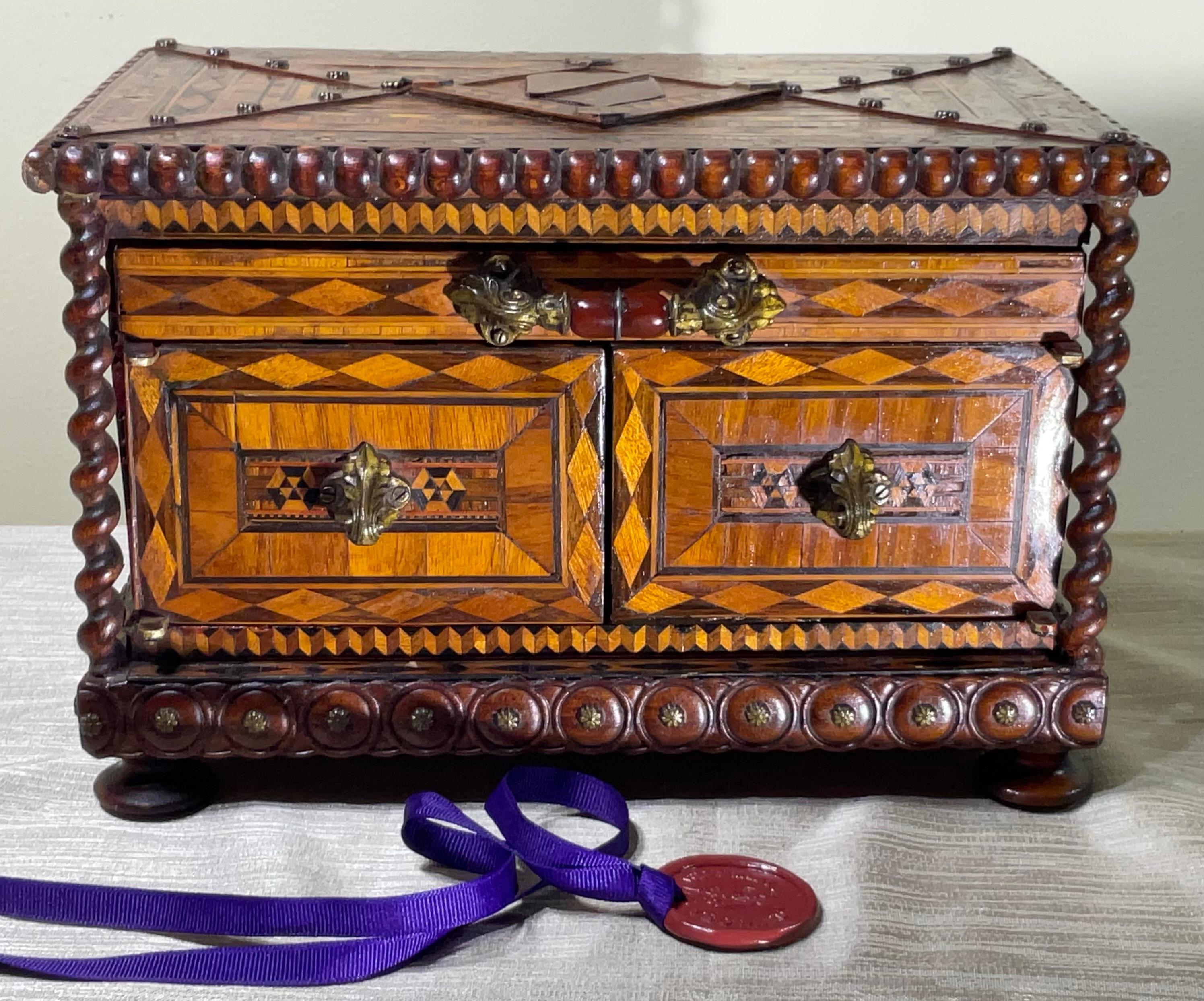 Exquisite Antique Jewellery Box 11