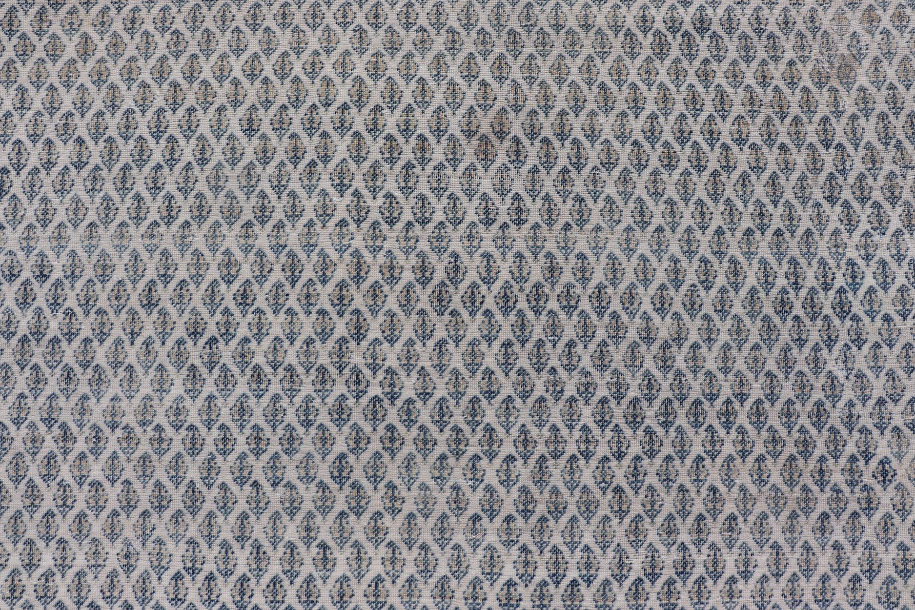 Exquisiter antiker persischer Täbris-Teppich mit geometrischem Design 10'8 x 17'0 im Angebot 3