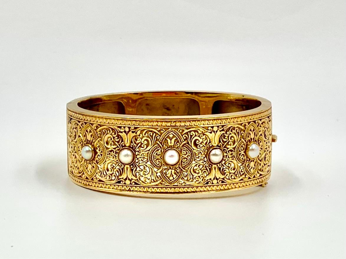 gold alhambra bracelet