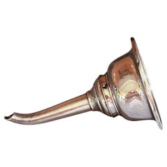 Exquisite Antique Sterling Silver Wine Funnel Hallmarked, Gilded Superb Quality