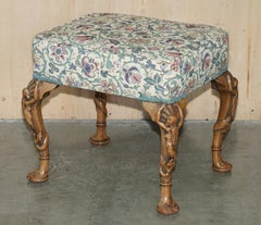 EXQUISITE - PIANO STOOL (tabouret) anciennement sculpté à la main à l'effigie des MERMAÏDES.