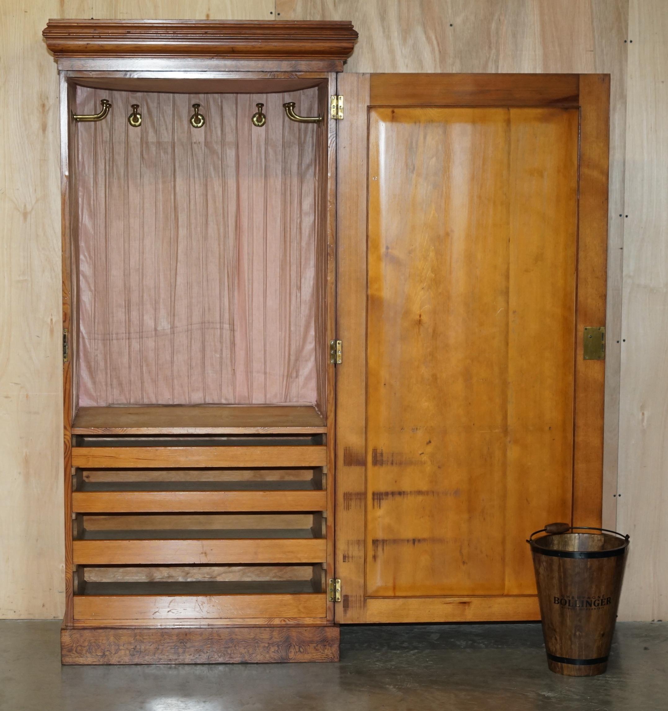 EXQUISITO ARMARIO DE ASEO DE ANTiQUE VICTORIANO HÚNGAR DE CENIZA RIZADA en venta 7