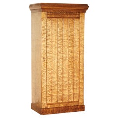 EXQUISITE ANTiQUE VICTORIAN HUNGARIAN CURLY ASH HOUSEKEEPERS CLOAKROOM CUPBOARD