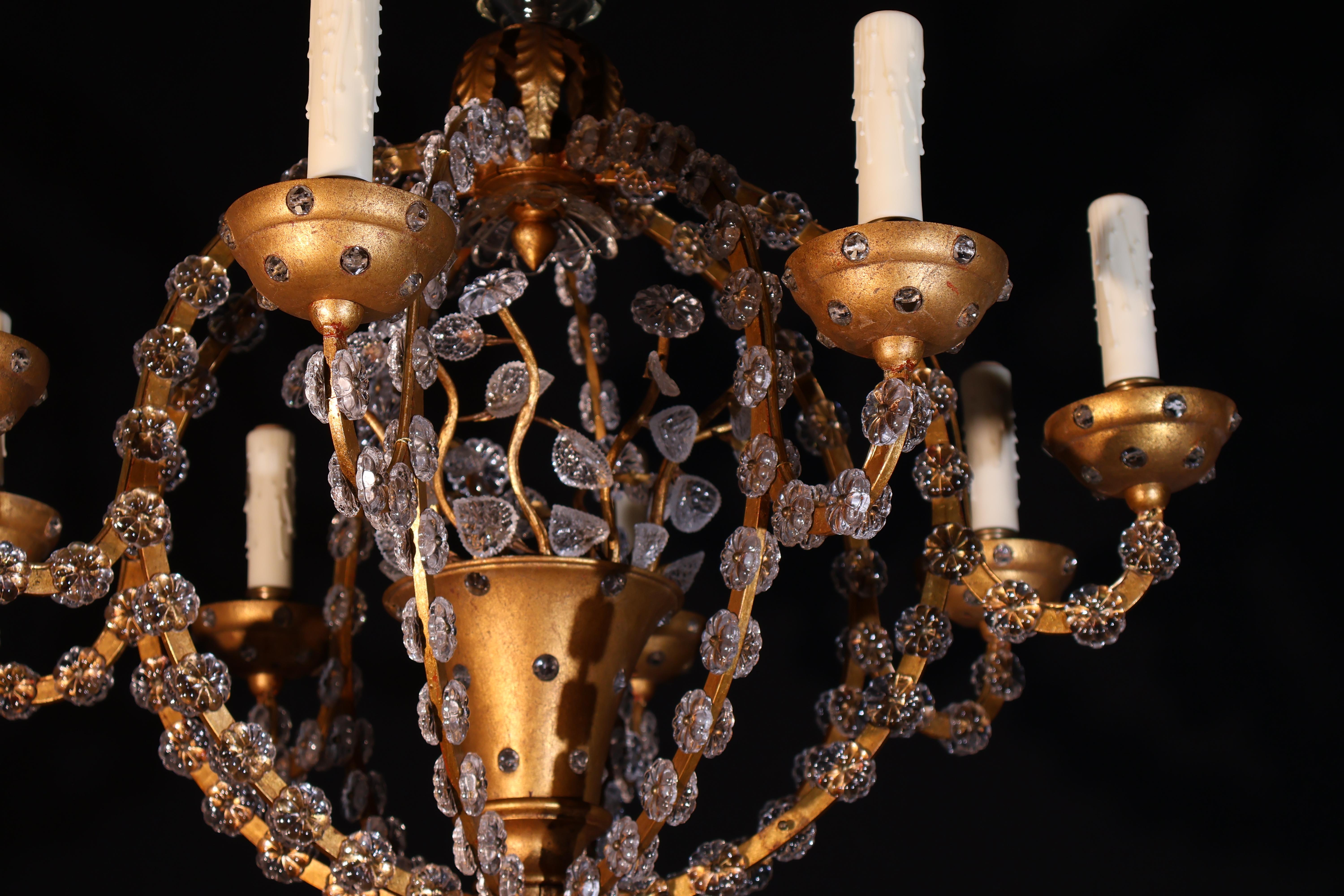 Squisito lampadario Art Deco in vendita 3