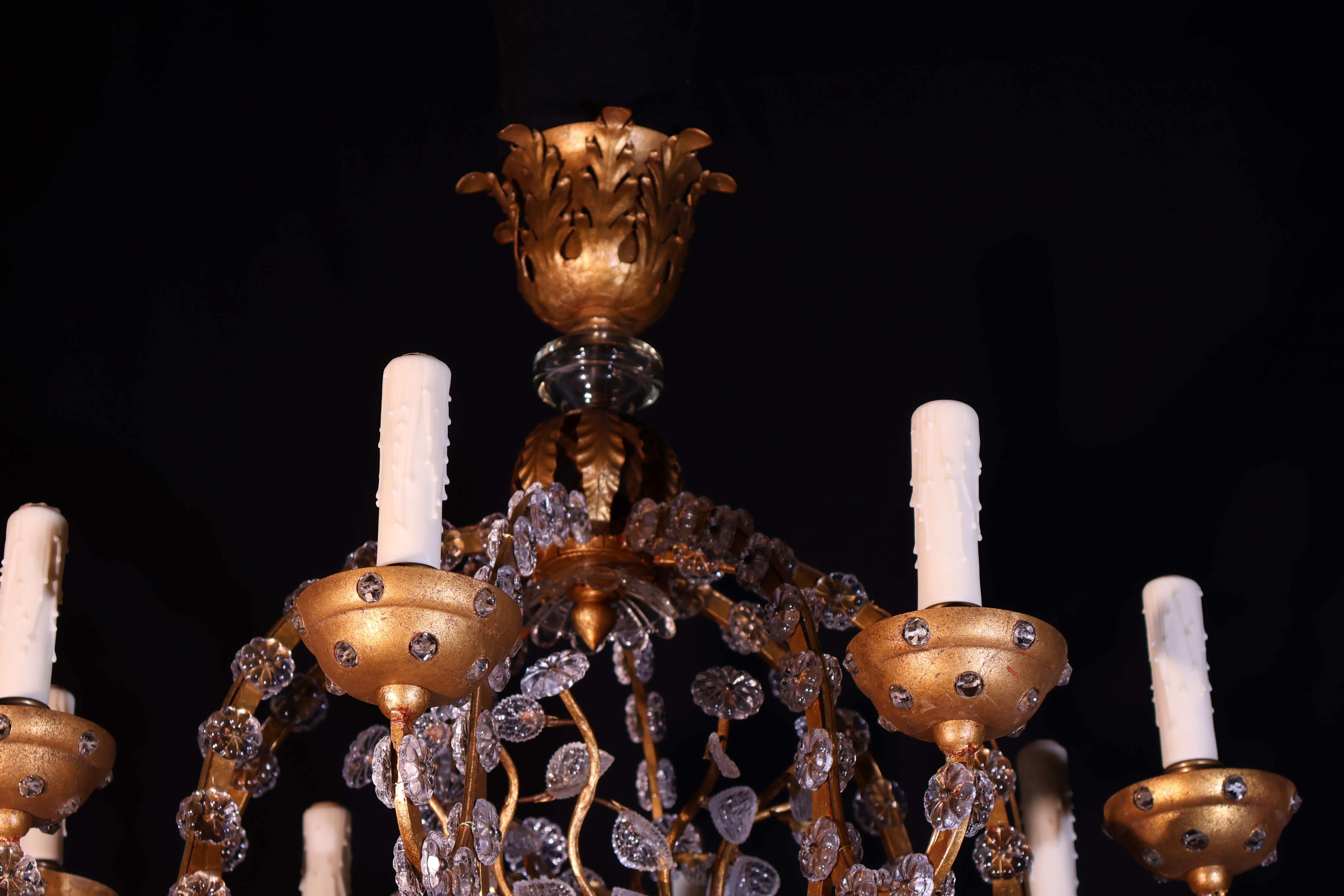 Squisito lampadario Art Deco in vendita 4