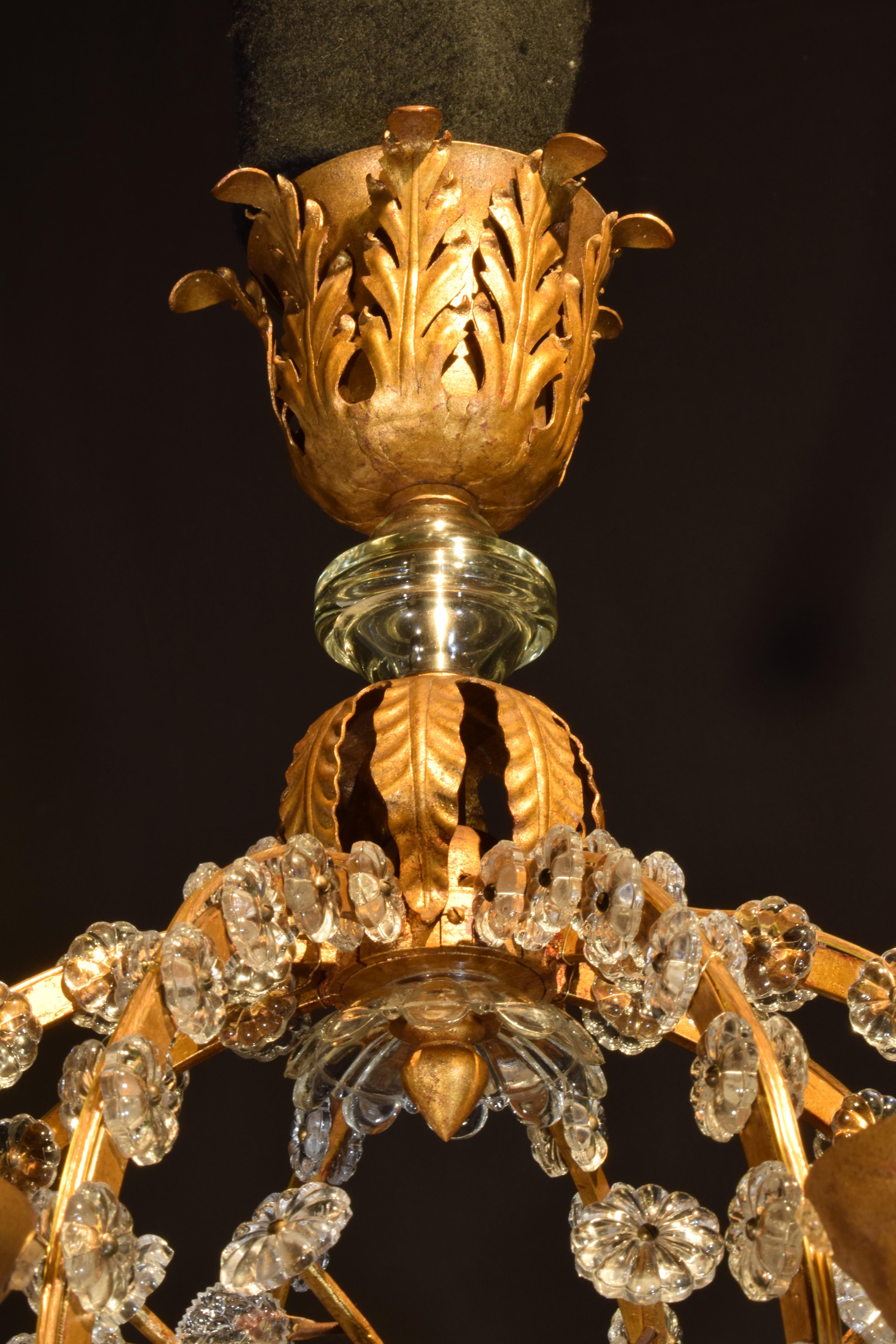 Squisito lampadario Art Deco in vendita 8