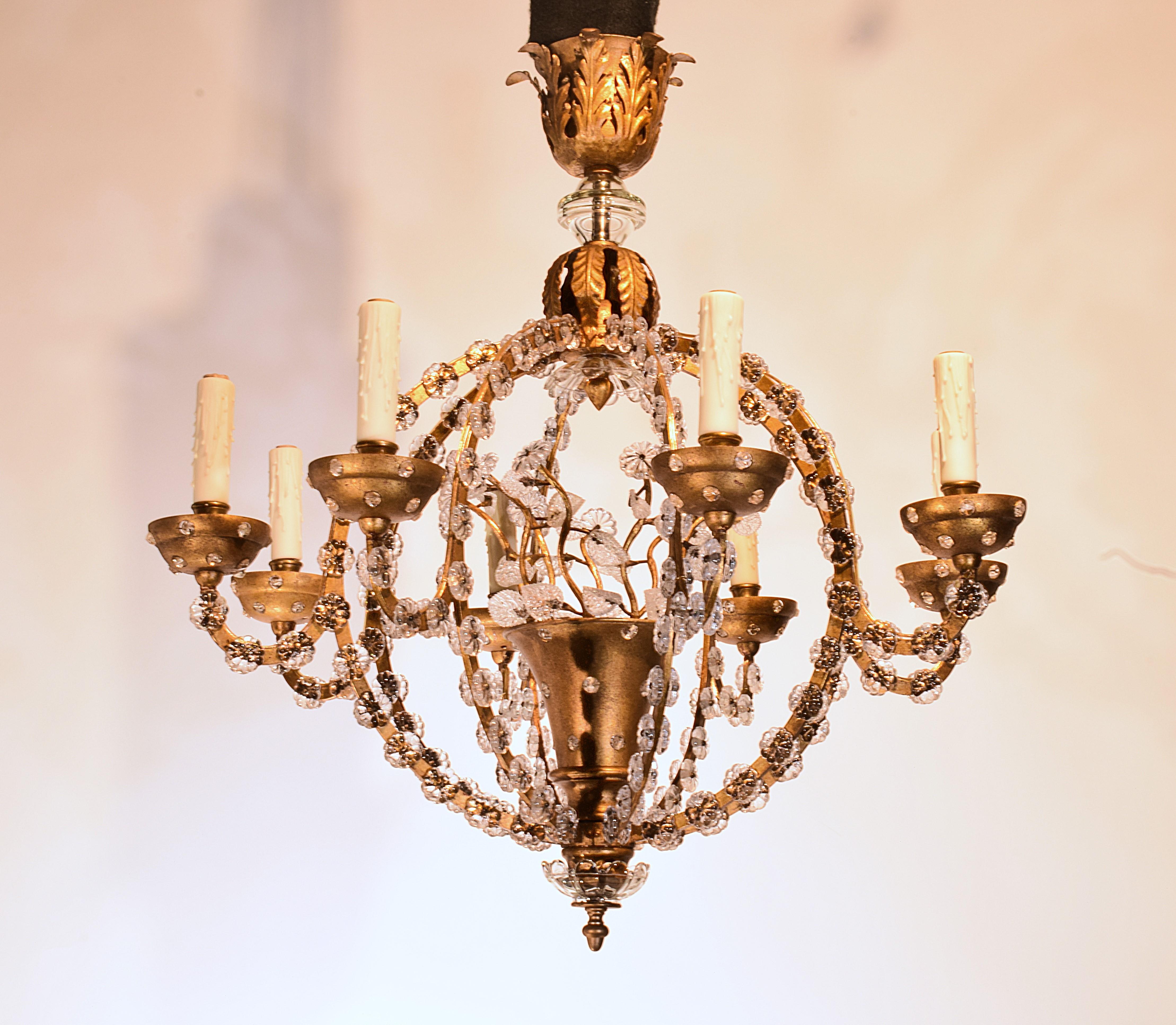 Squisito lampadario Art Deco in vendita 9