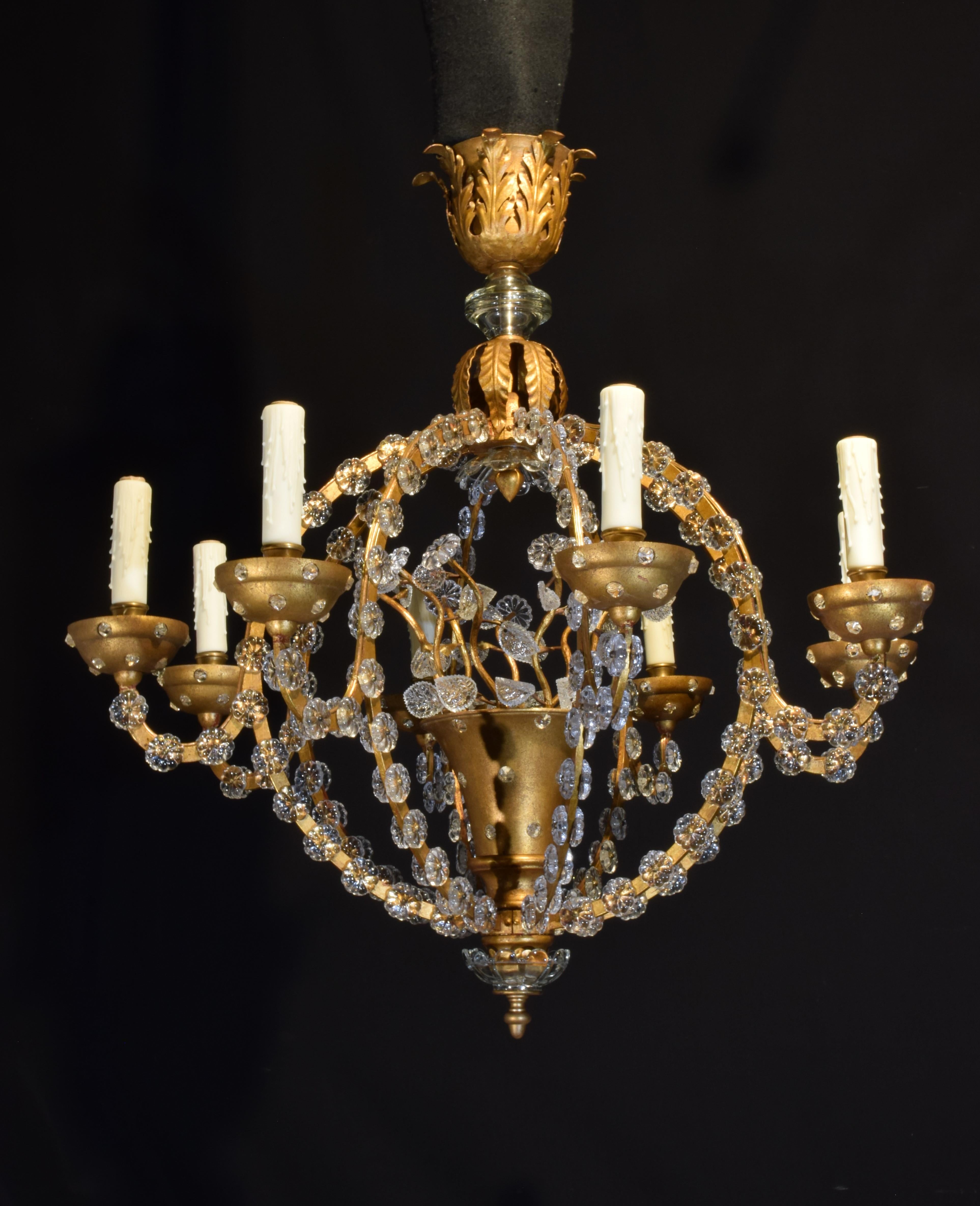 Squisito lampadario Art Deco in vendita 11