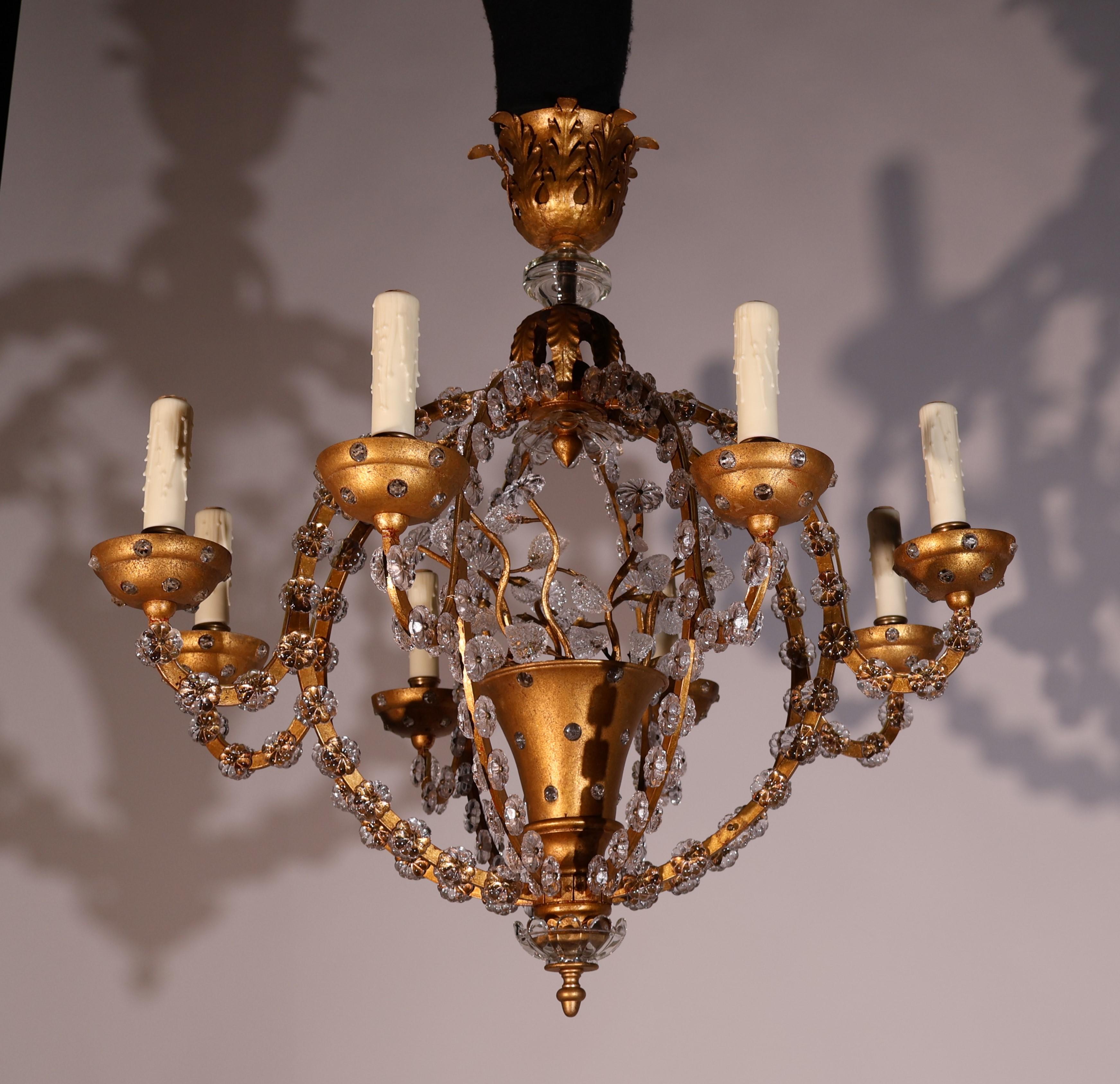 Squisito lampadario Art Deco In condizioni buone in vendita a Atlanta, GA